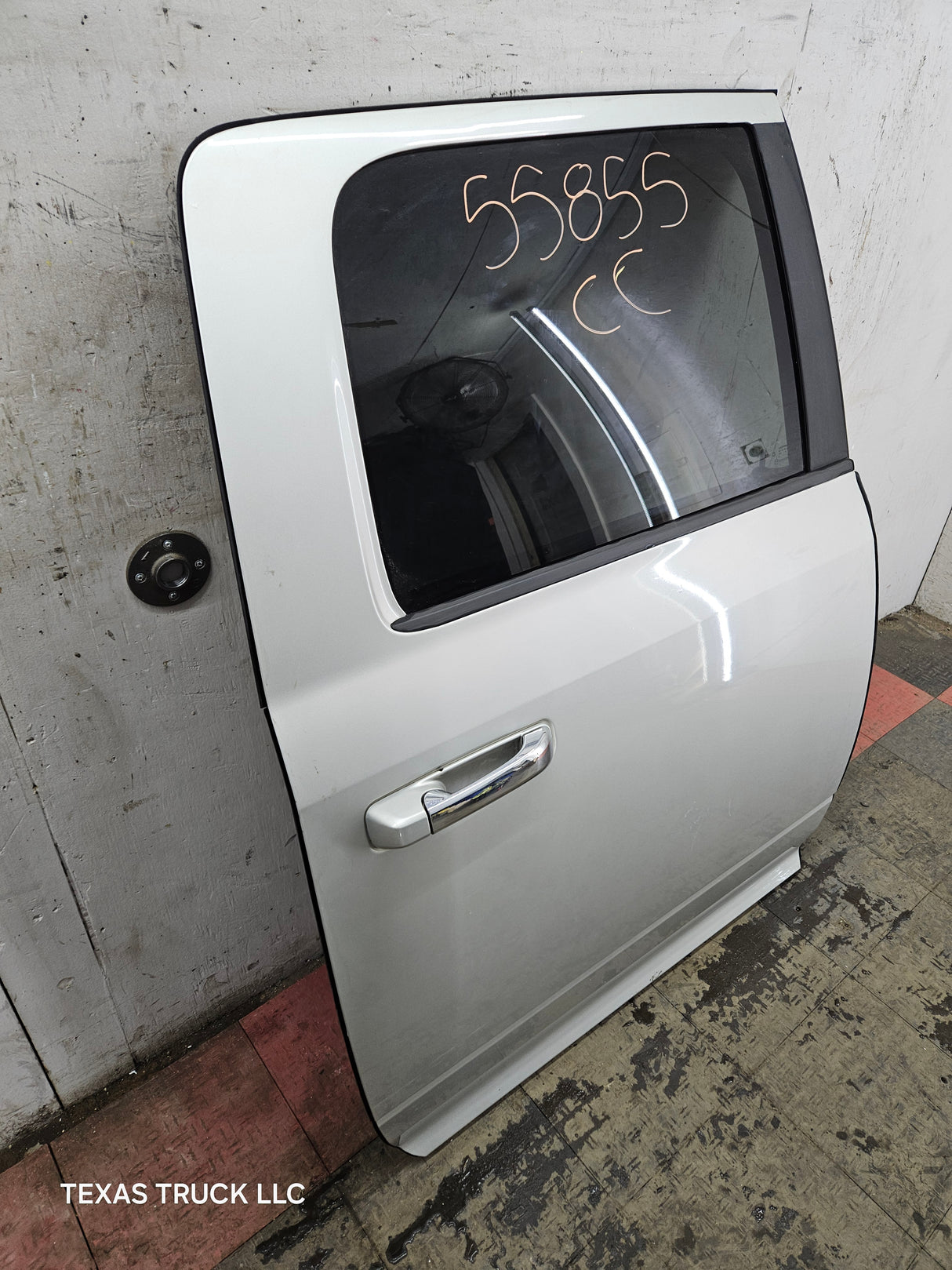 2009-2018 Dodge Ram 4th Gen Passenger Side Rear CREW Cab Door 1500 2500 3500 4500 5500 - Light Graystone Pearl Coat