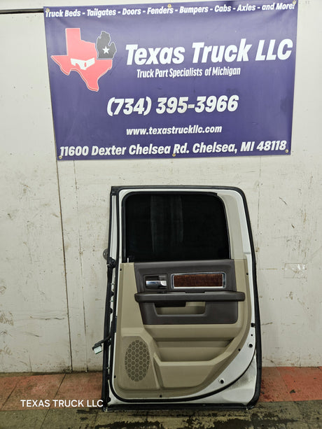 2009-2018 Dodge Ram 4th Gen Passenger Side Rear CREW Cab Door 1500 2500 3500 4500 5500 - Light Graystone Pearl Coat
