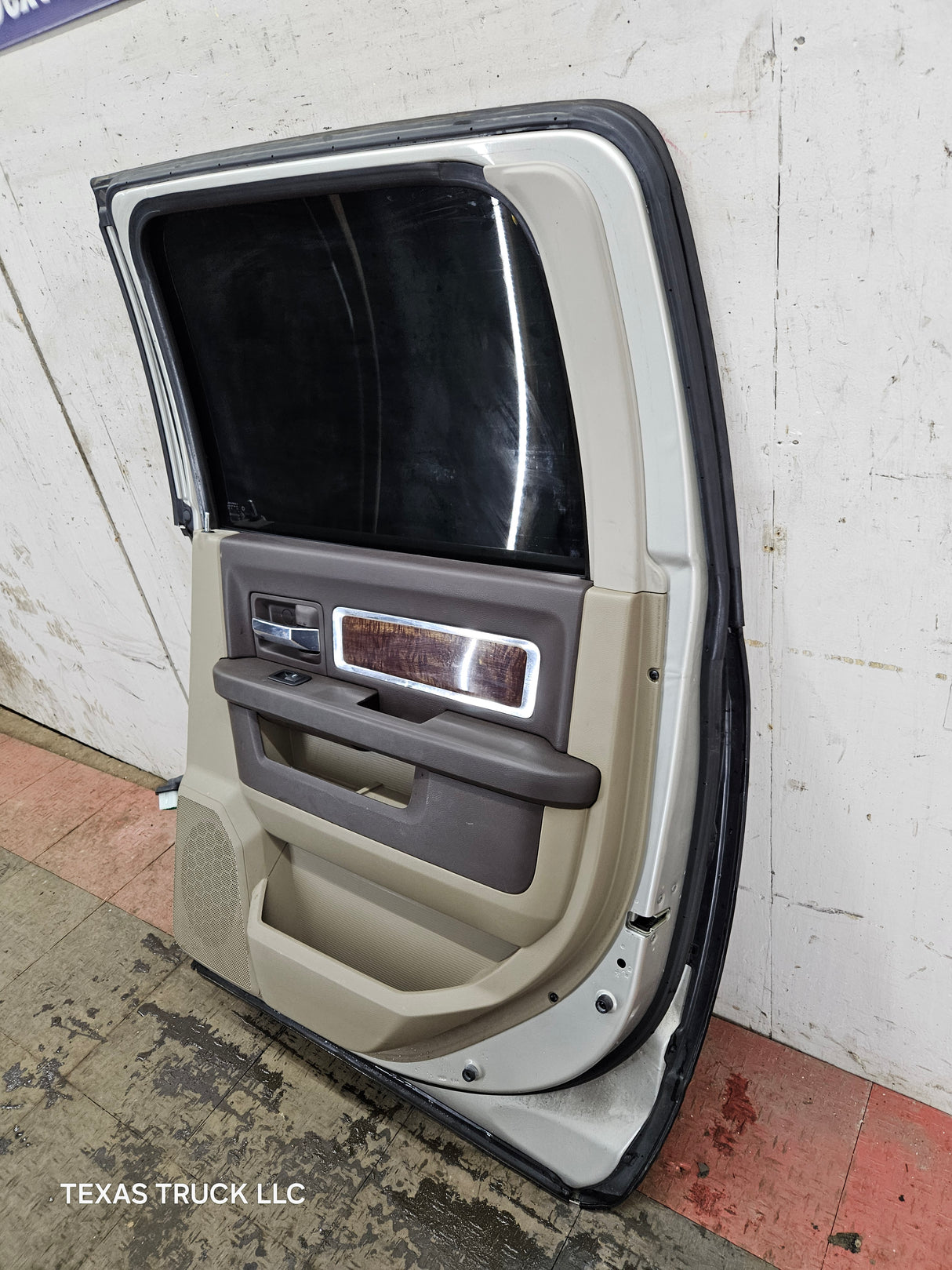 2009-2018 Dodge Ram 4th Gen Passenger Side Rear CREW Cab Door 1500 2500 3500 4500 5500 - Light Graystone Pearl Coat