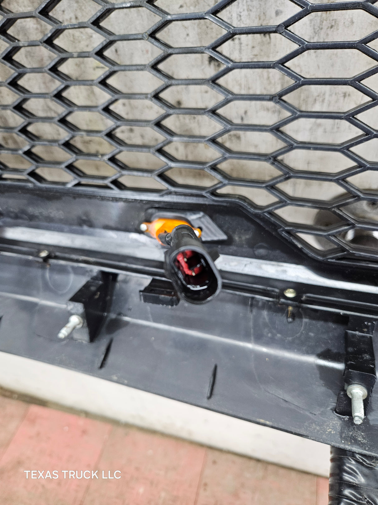 2006-2008 Dodge Ram 3rd Gen 1500 2500 3500 Black Aftermarket Grill with lights