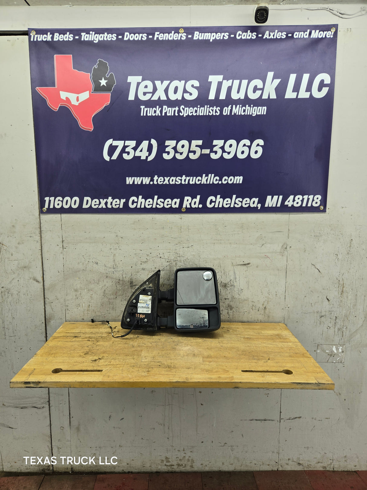 2008-2016 Ford Super Duty F250 F350 F450 F550 RH Passenger Side Manual Towing Mirror OEM