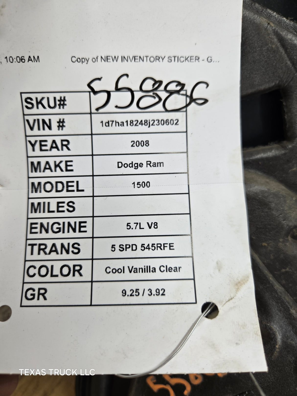 2002-2008 Dodge Ram 3rd Gen 1500 2500 3500 RH Passenger Side Tow Mirror Power Adjust