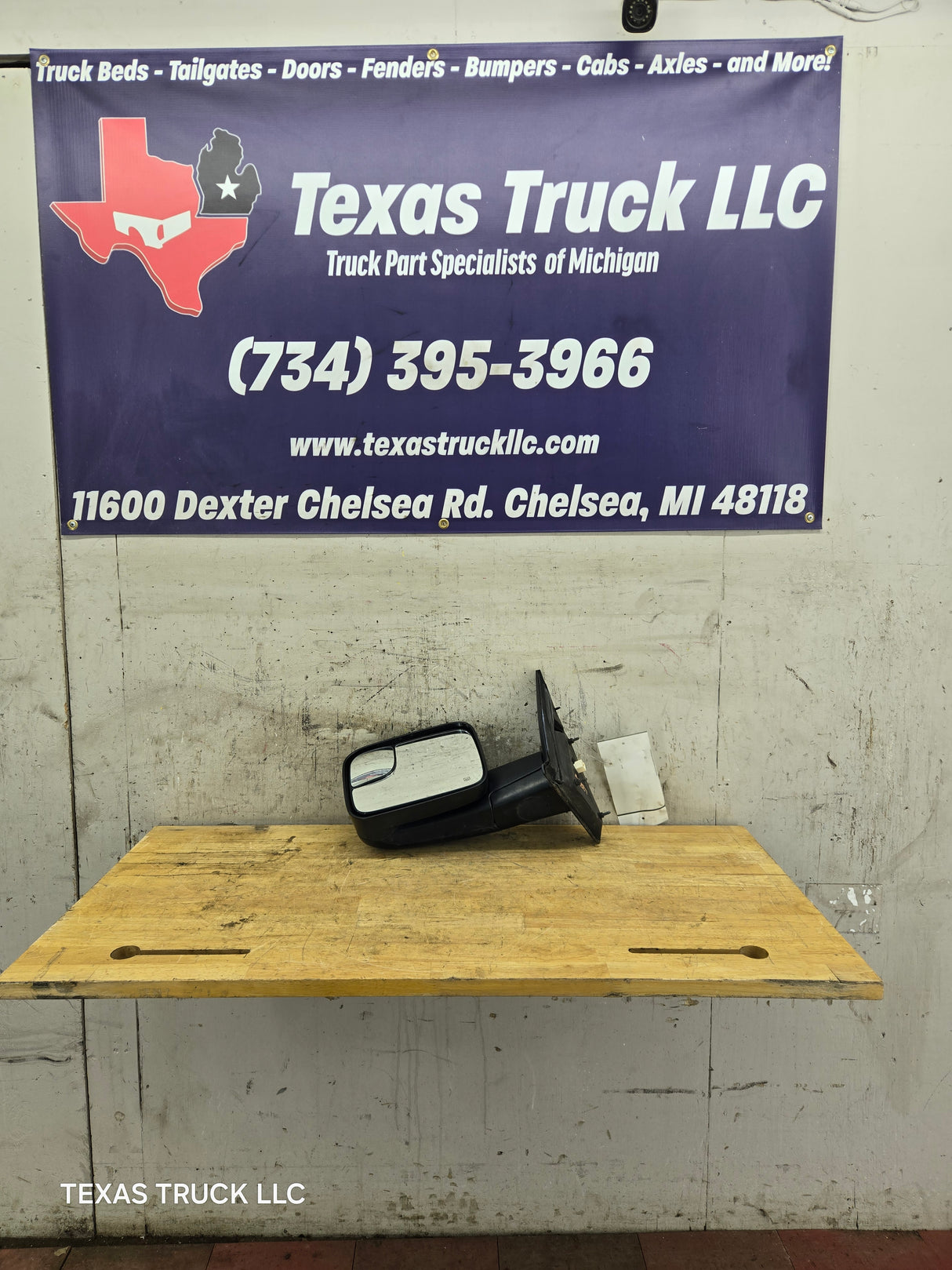 2002-2008 Dodge Ram 3rd Gen 1500 2500 3500 LH Driver Side Tow Mirror Power Adjust