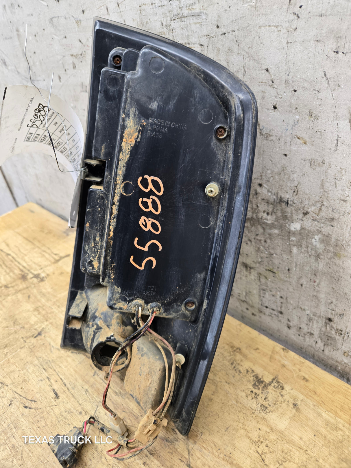 2007-2008 Dodge Ram 3rd Gen 1500 2500 3500 Smoked Tail light Pair