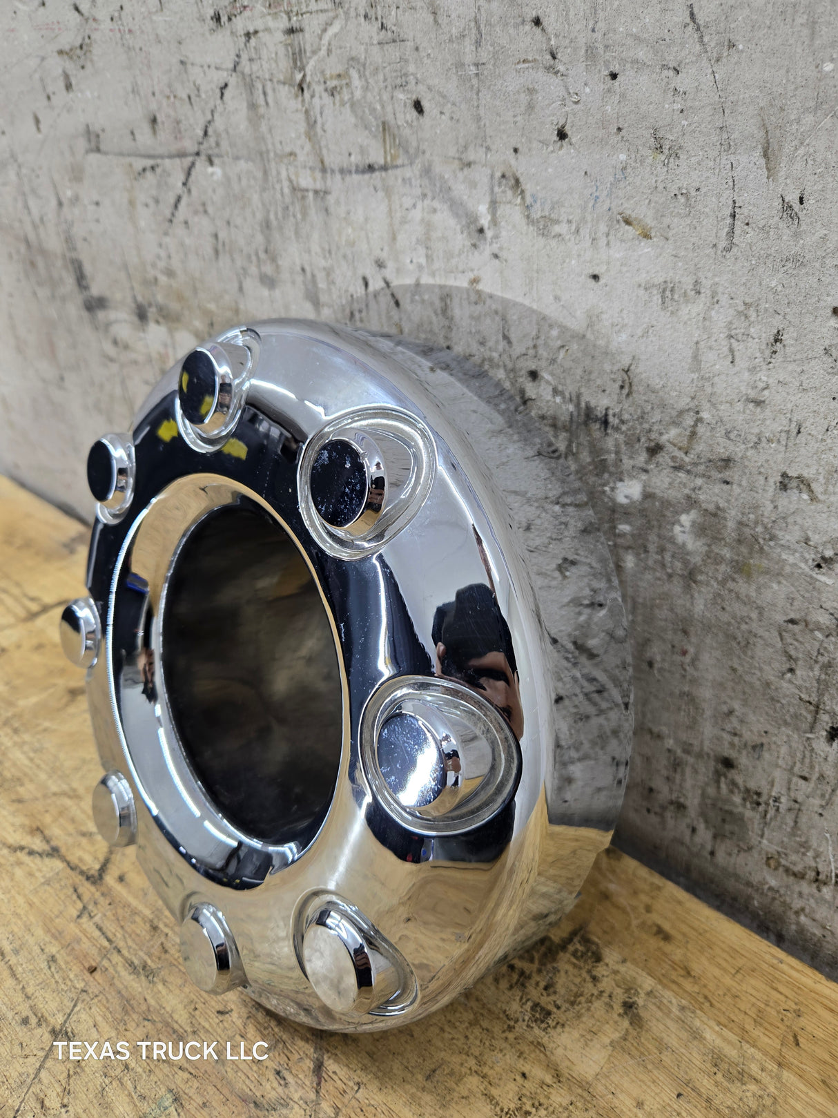 2008-2016 Ford Super Duty F350 Front DUALLY Hub Cap Chrome Center Cap 4x4 8 LUG