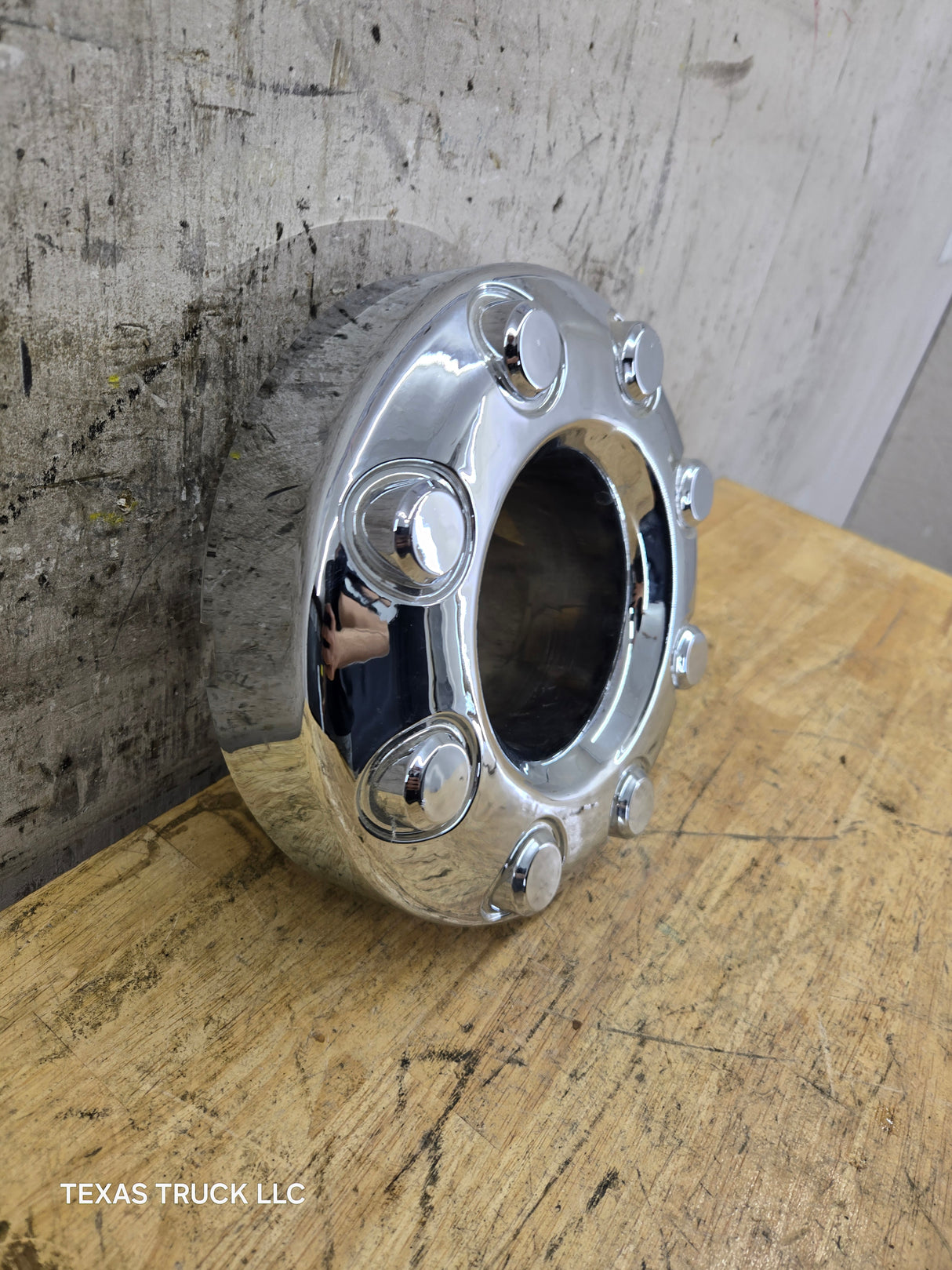 2008-2016 Ford Super Duty F350 Front DUALLY Hub Cap Chrome Center Cap 4x4 8 LUG