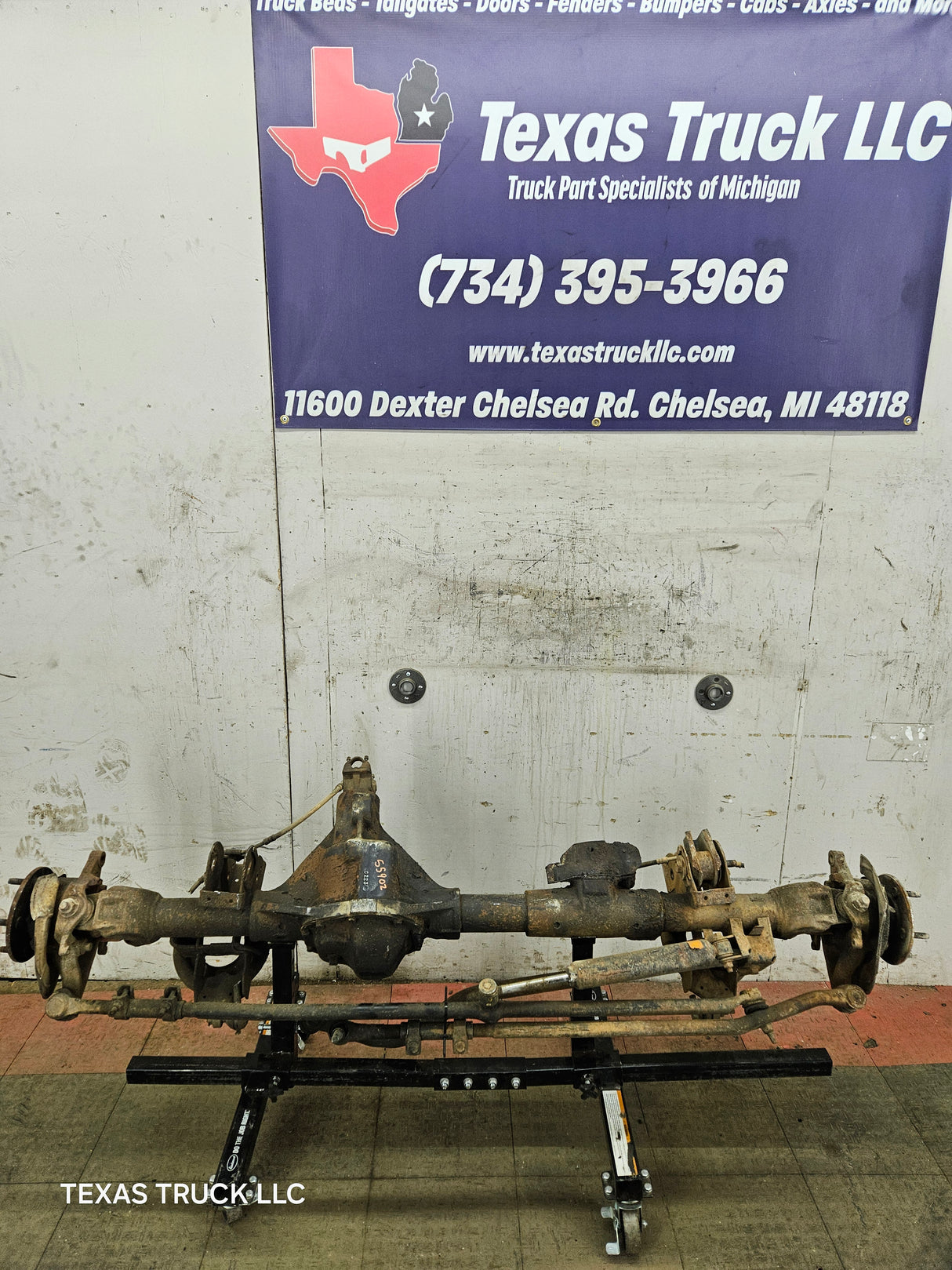 2001 Dodge Ram 1500 4wd 3.55 Front Axle Assembly Beam Assembly