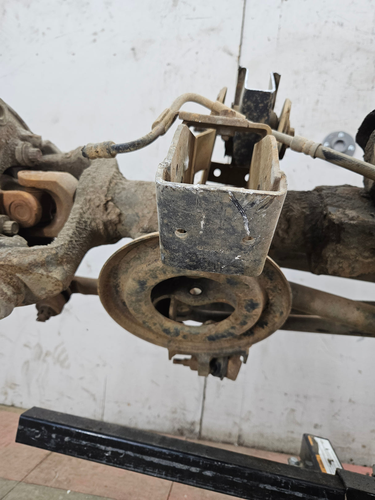 2001 Dodge Ram 1500 4wd 3.55 Front Axle Assembly Beam Assembly