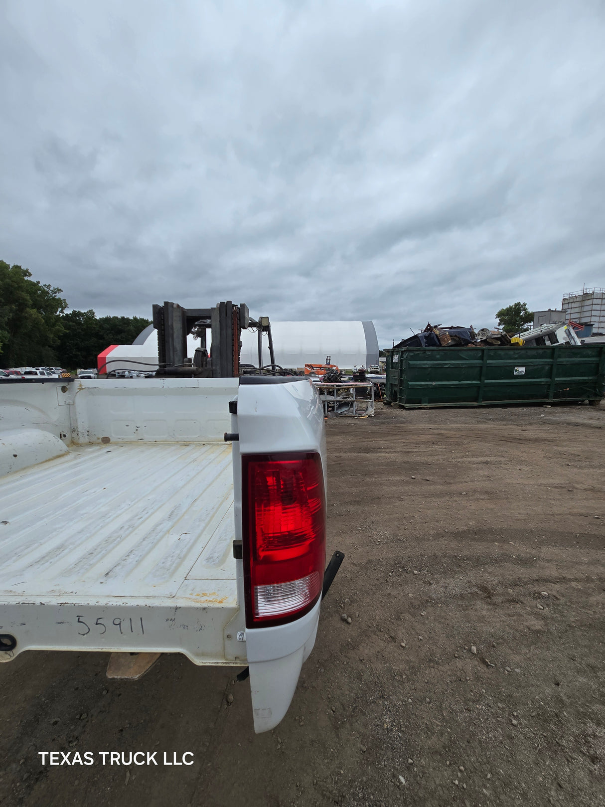2009-2018 Dodge Ram 1500 4th gen 5' 7" Short Truck Bed - White