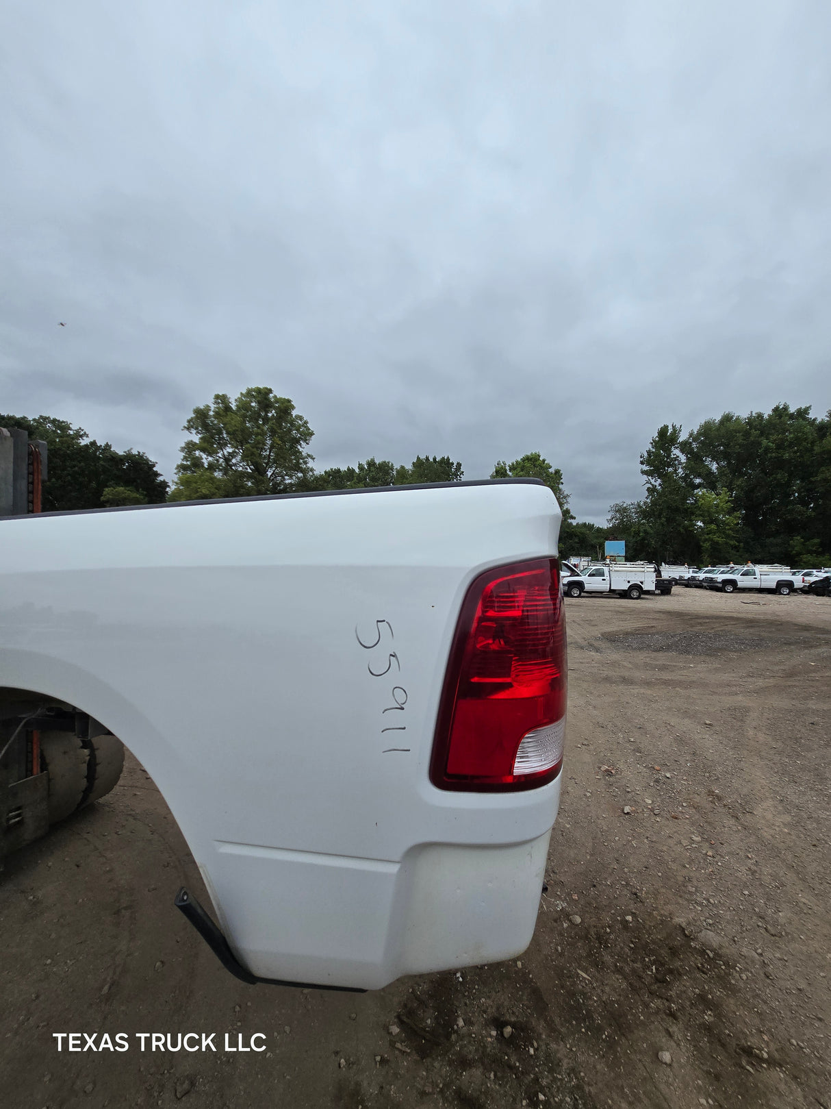 2009-2018 Dodge Ram 1500 4th gen 5' 7" Short Truck Bed - White