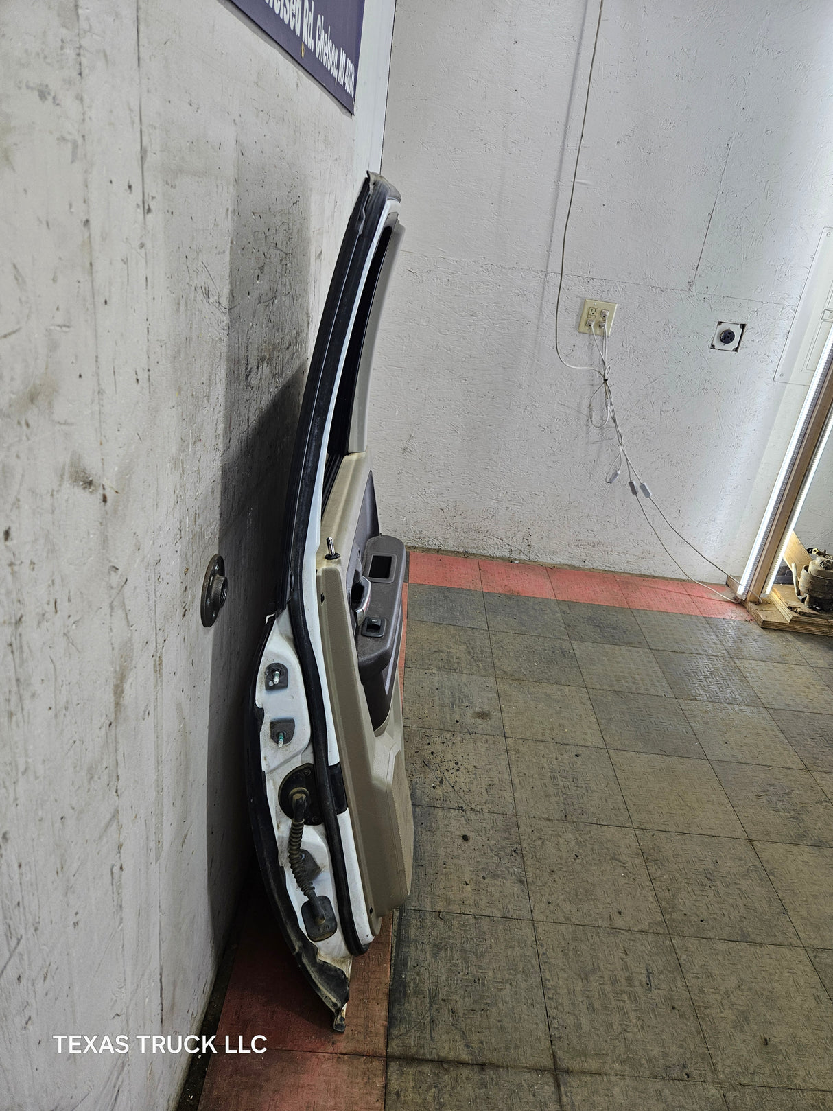 2009-2018 Dodge Ram 4th Gen Passenger Side Rear Quad Cab Door 1500 2500 3500 4500 5500 - Bright White Clear Coat & Pebble Beige/Bark Brown