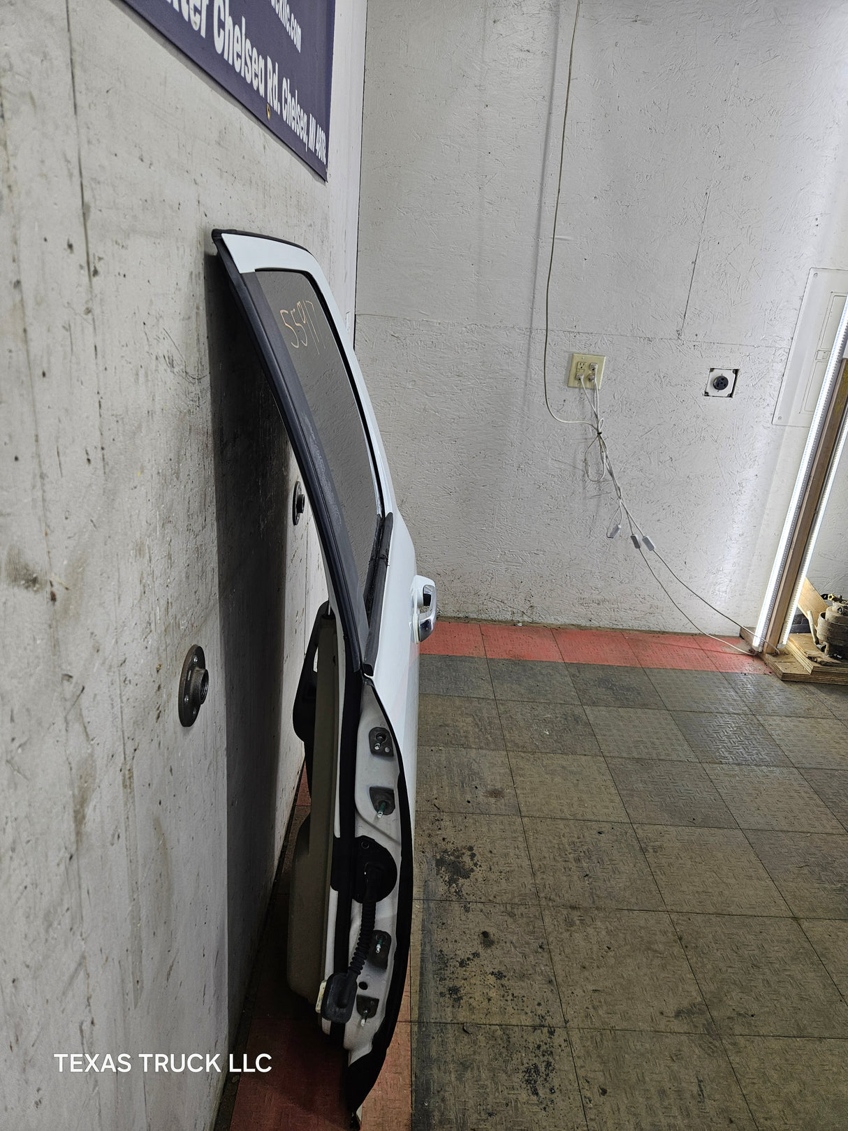 2009-2018 Dodge Ram 4th Gen Driver Side LH Rear Quad Cab Door 1500 2500 3500 4500 5500 - Bright White Clear Coat & Pebble Beige/Bark Brown