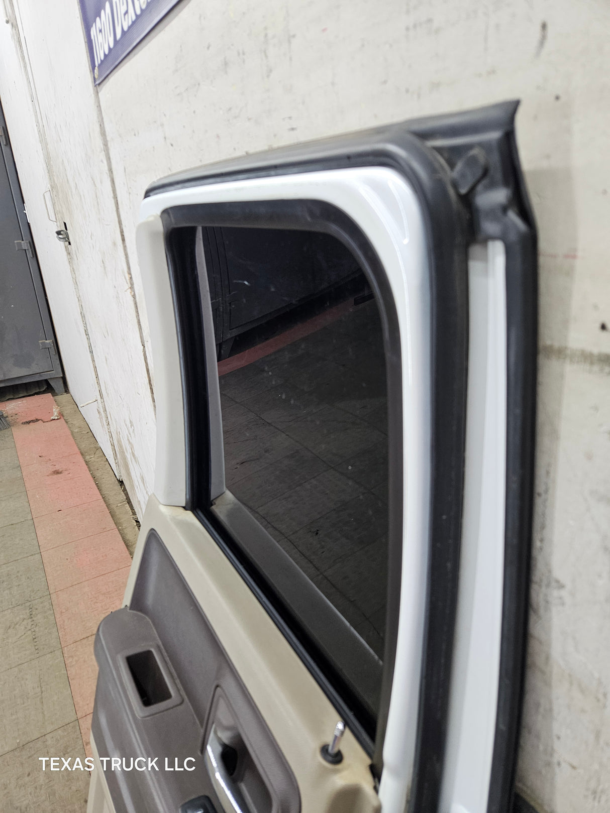 2009-2018 Dodge Ram 4th Gen Driver Side LH Rear Quad Cab Door 1500 2500 3500 4500 5500 - Bright White Clear Coat & Pebble Beige/Bark Brown