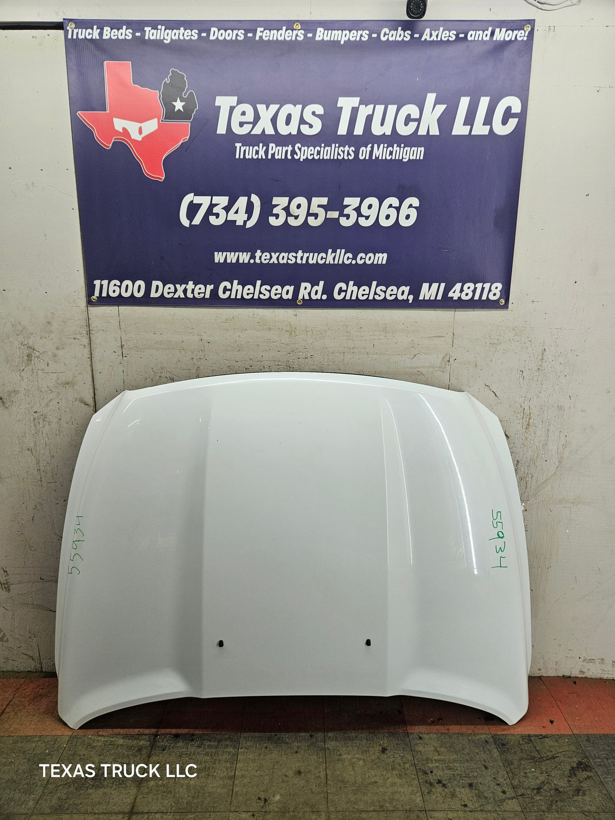 2009-2018 Dodge Ram 1500 4th Gen Hood - White