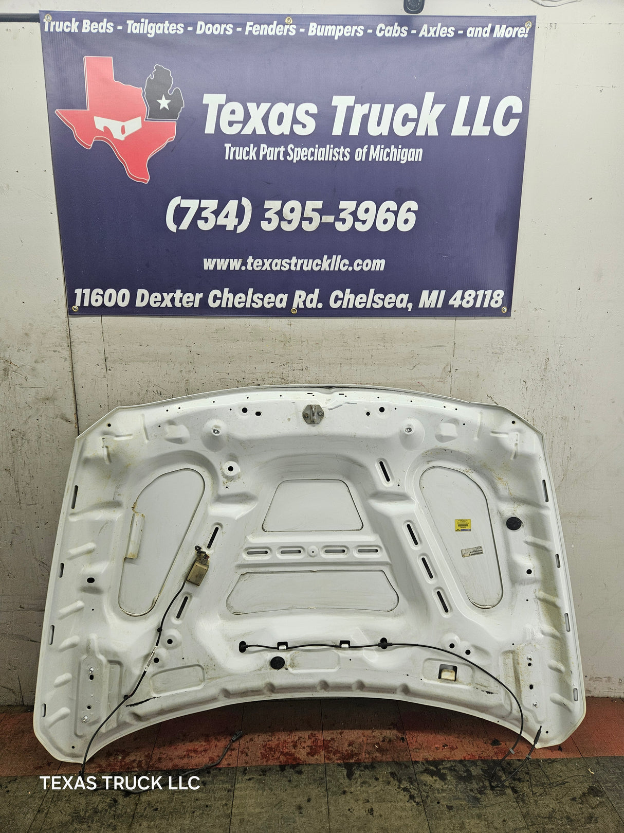 2009-2018 Dodge Ram 1500 4th Gen Hood - White