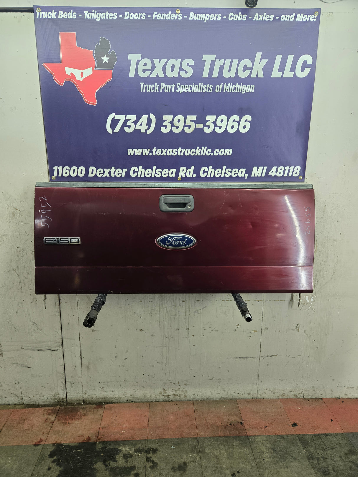 2004-2008 Ford F-150 Tailgate - Maroon