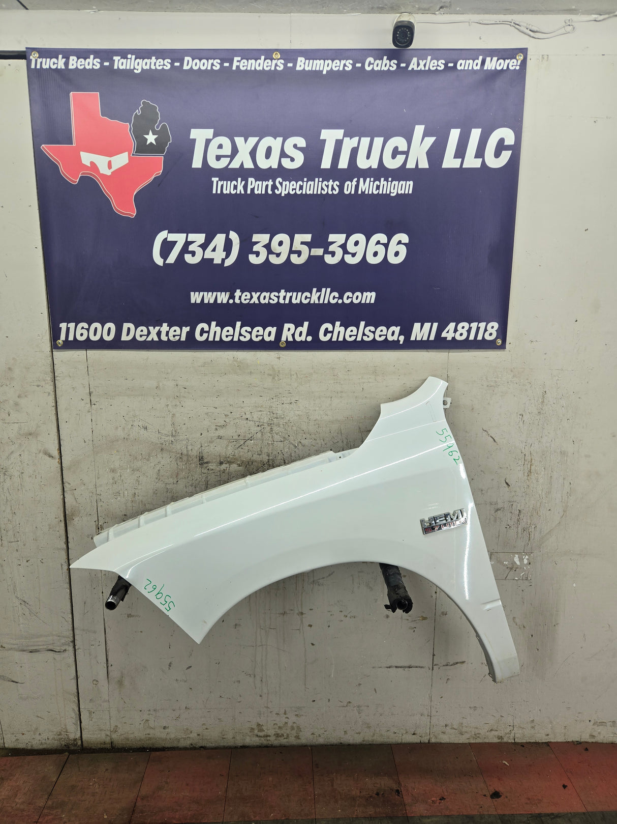2009-2018 Dodge Ram 4th Gen LH Driver Side Front Fender 1500 2500 3500 - White