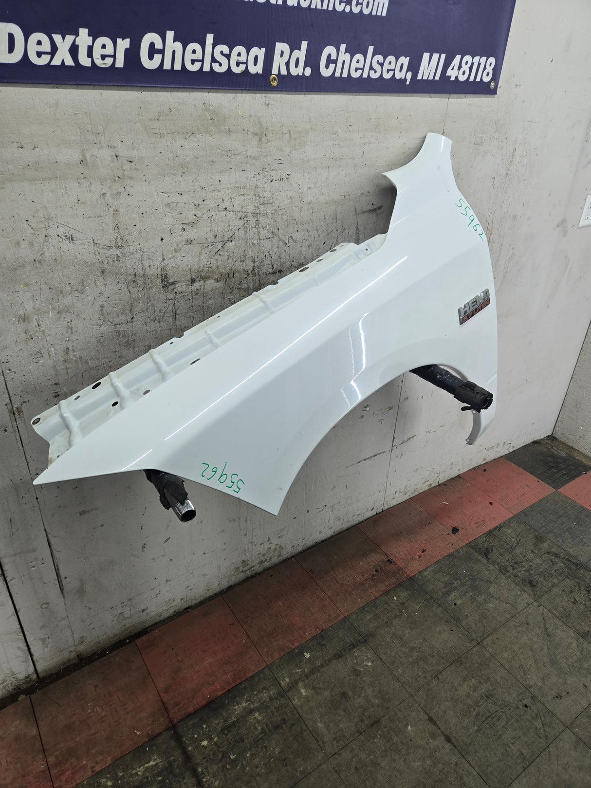 2009-2018 Dodge Ram 4th Gen LH Driver Side Front Fender 1500 2500 3500 - White