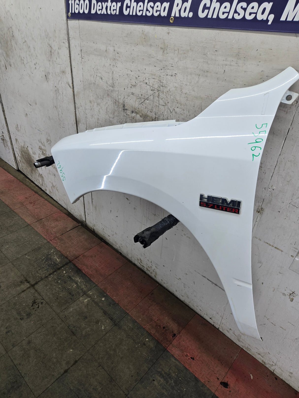 2009-2018 Dodge Ram 4th Gen LH Driver Side Front Fender 1500 2500 3500 - White