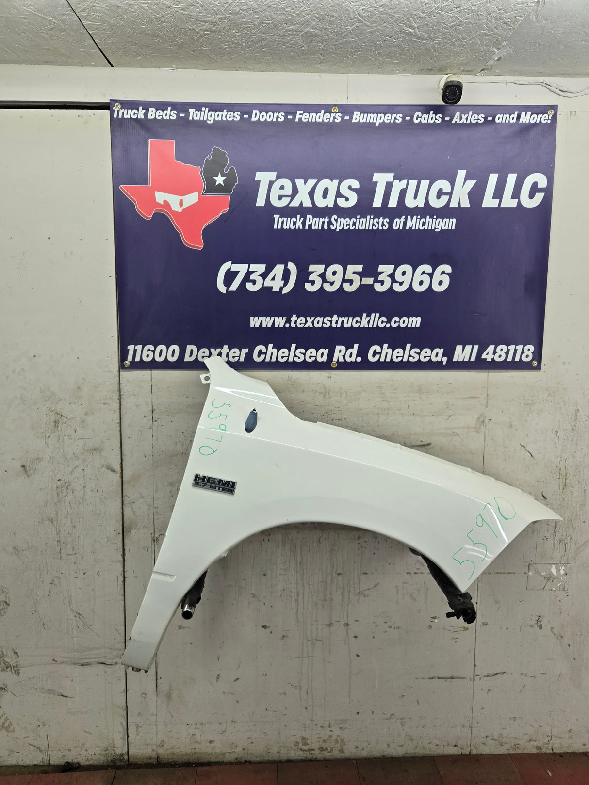 2009-2018 Dodge Ram 4th Gen RH Passenger Side Front Fender 1500 2500 3500 - White