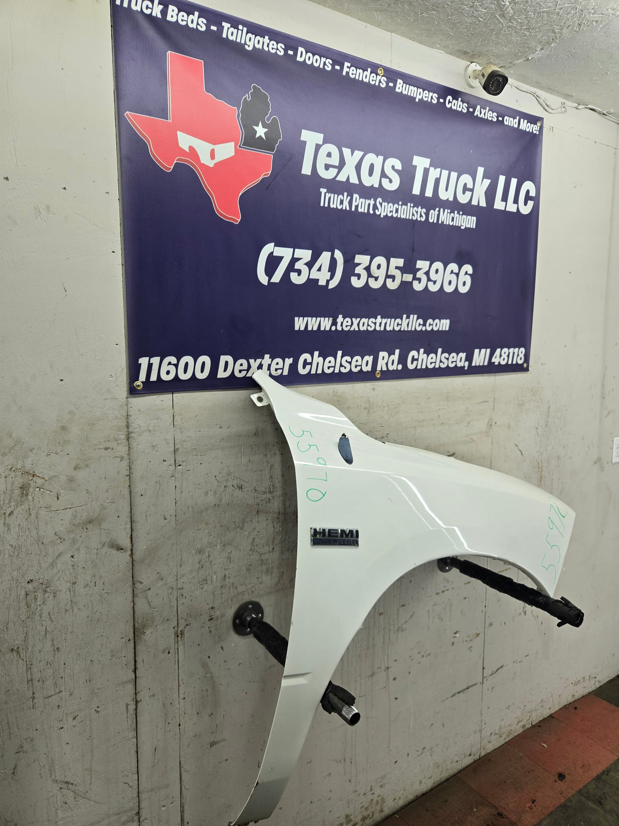 2009-2018 Dodge Ram 4th Gen RH Passenger Side Front Fender 1500 2500 3500 - White