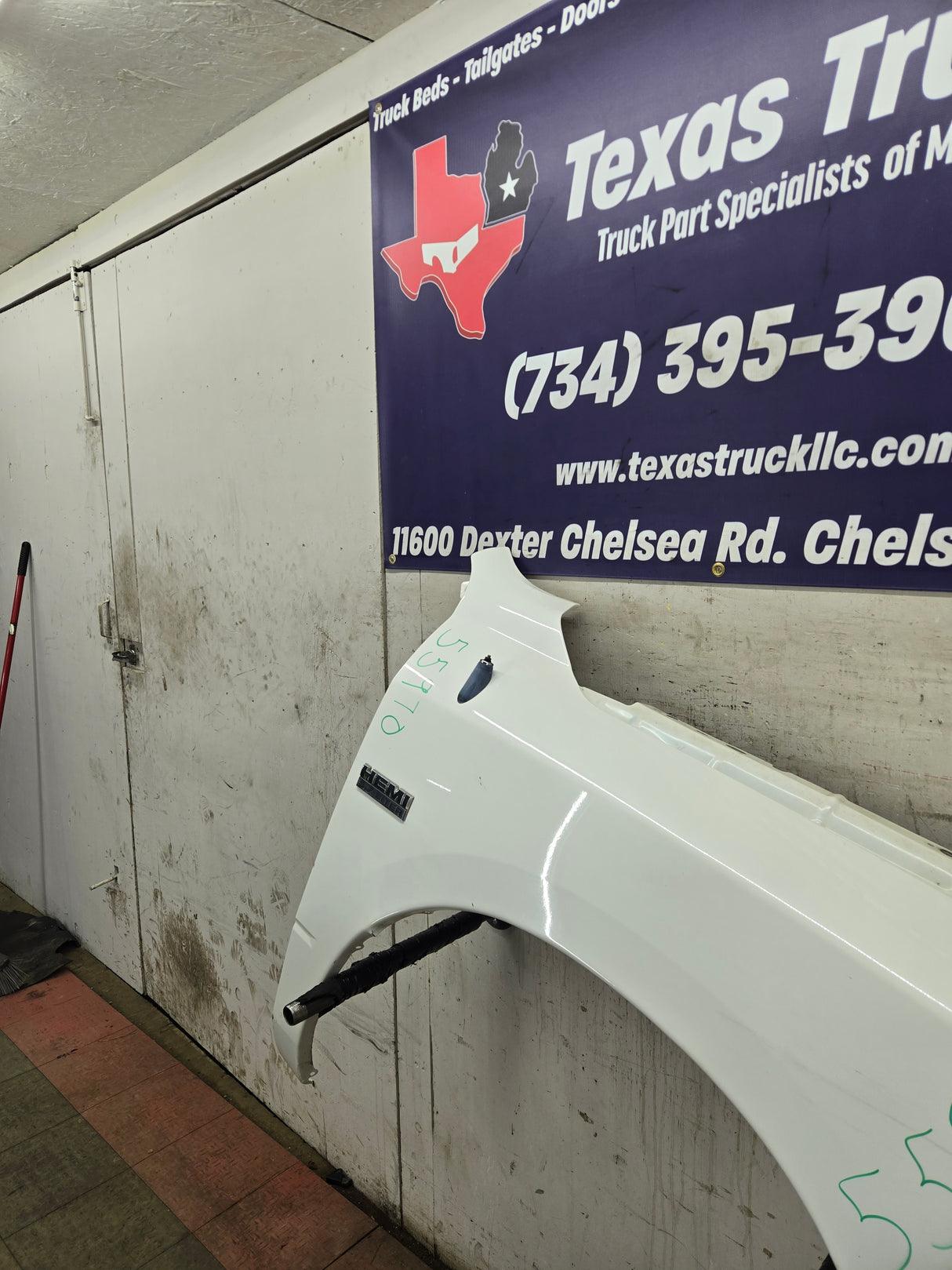 2009-2018 Dodge Ram 4th Gen RH Passenger Side Front Fender 1500 2500 3500 - White