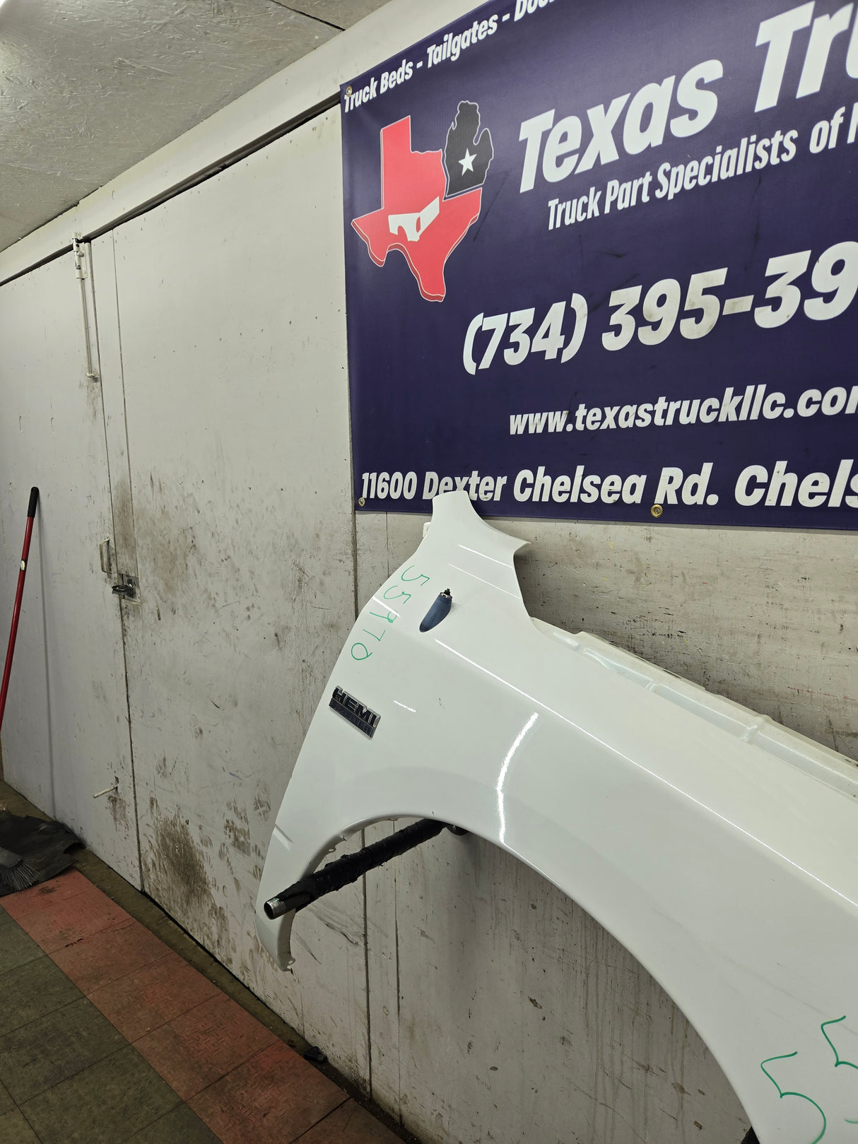 2009-2018 Dodge Ram 4th Gen RH Passenger Side Front Fender 1500 2500 3500 - White