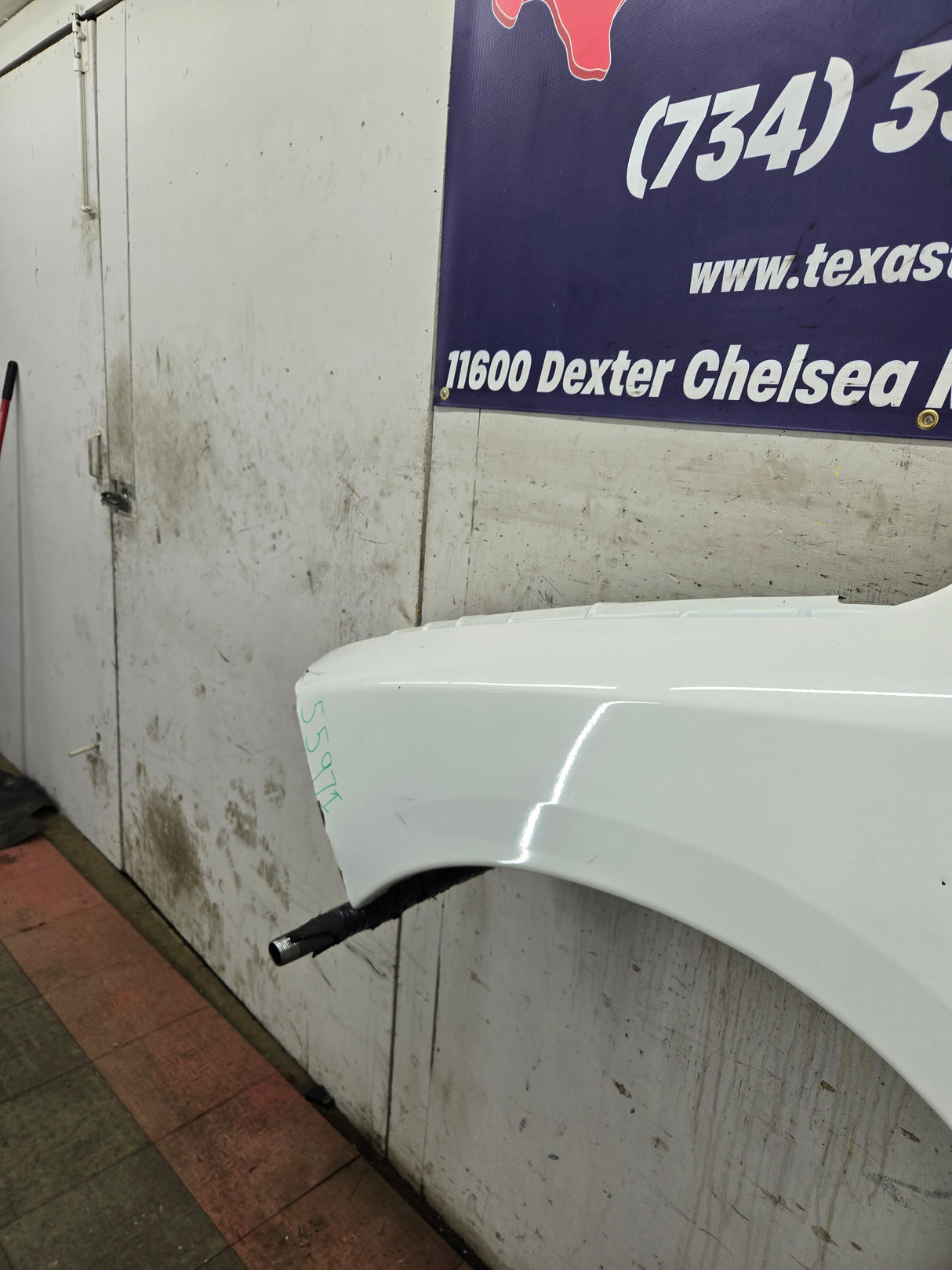 2009-2018 Dodge Ram 4th Gen LH Driver Side Front Fender 1500 2500 3500 - Cream White