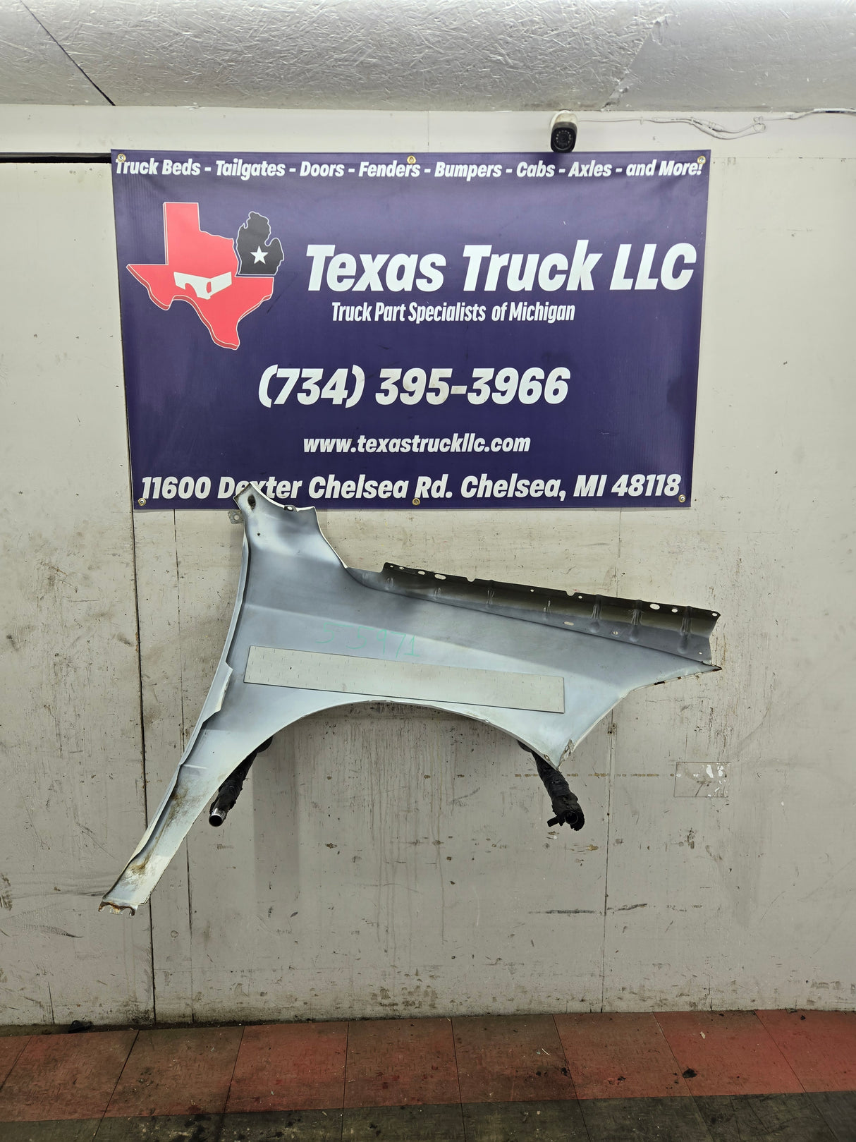 2009-2018 Dodge Ram 4th Gen LH Driver Side Front Fender 1500 2500 3500 - Cream White