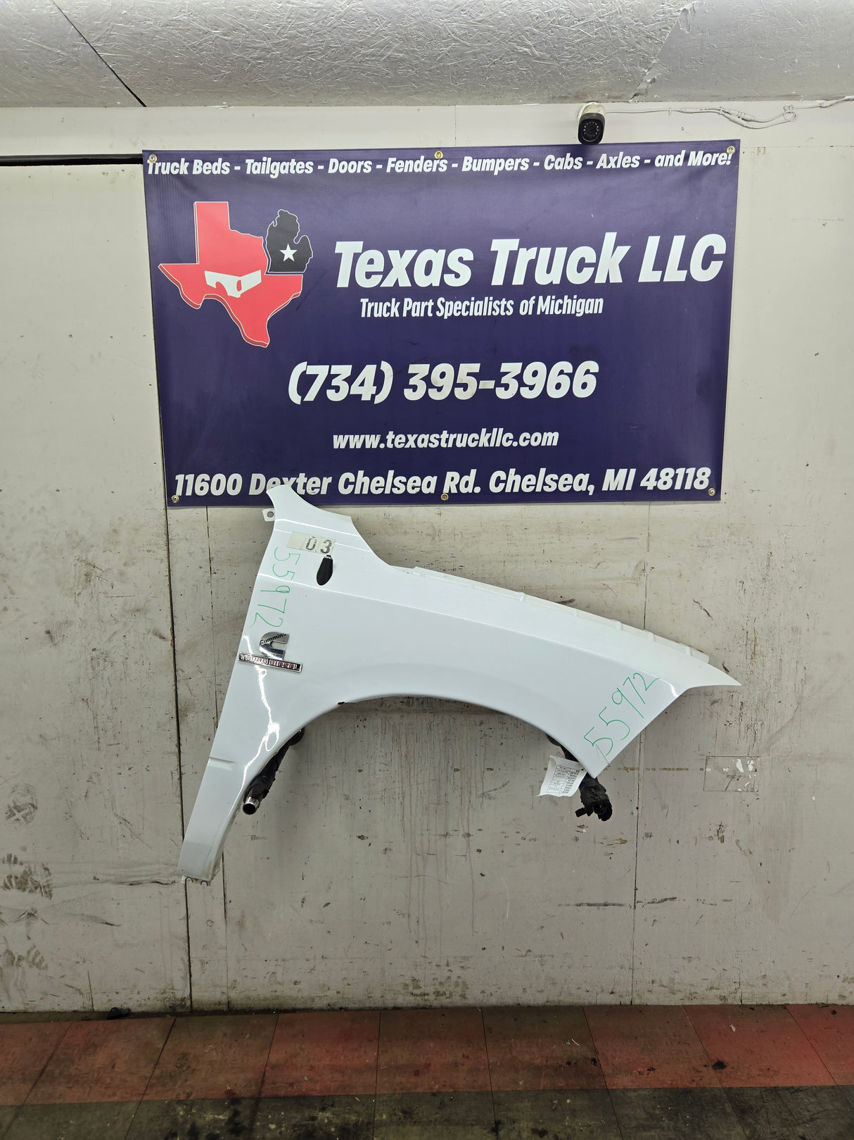 2009-2018 Dodge Ram 4th Gen RH Passenger Side Front Fender 1500 2500 3500 - White