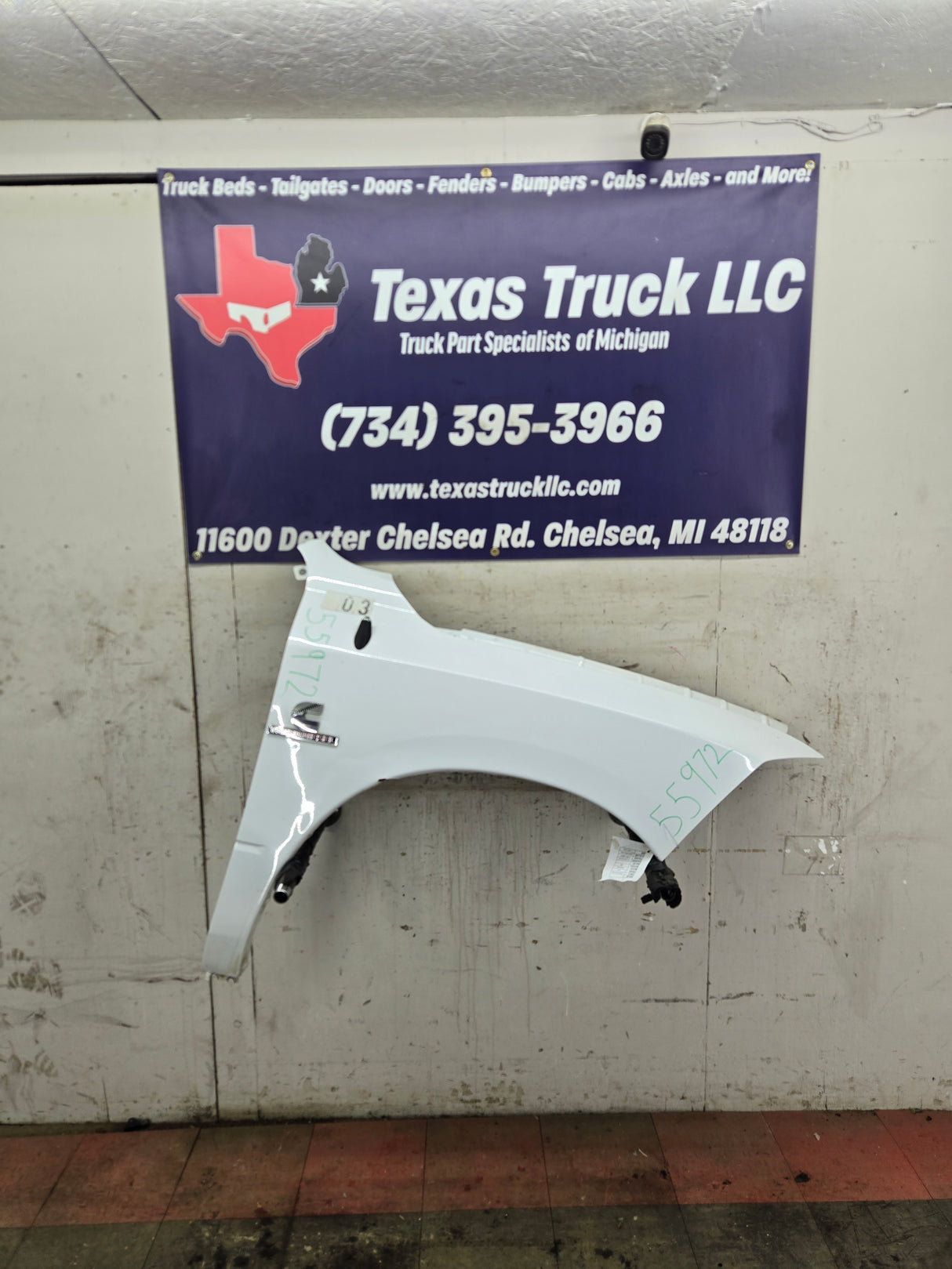 2009-2018 Dodge Ram 4th Gen RH Passenger Side Front Fender 1500 2500 3500 - White