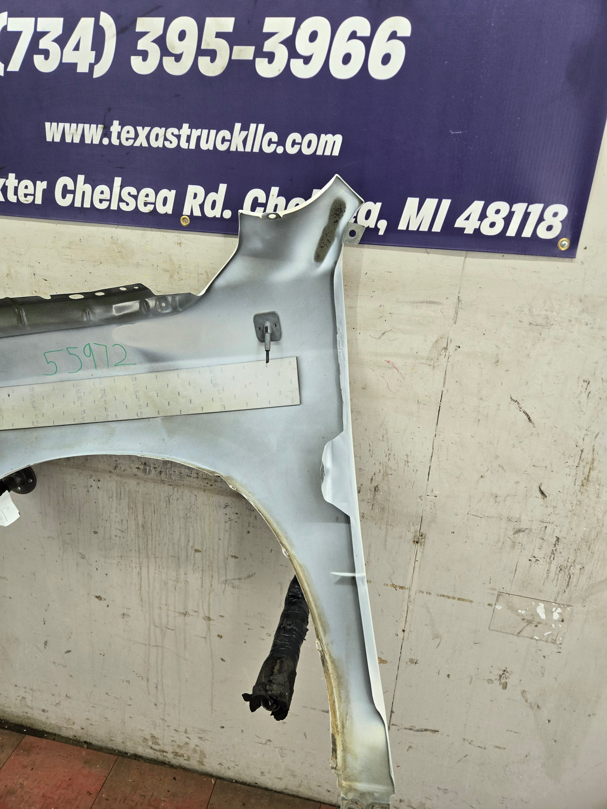 2009-2018 Dodge Ram 4th Gen RH Passenger Side Front Fender 1500 2500 3500 - White