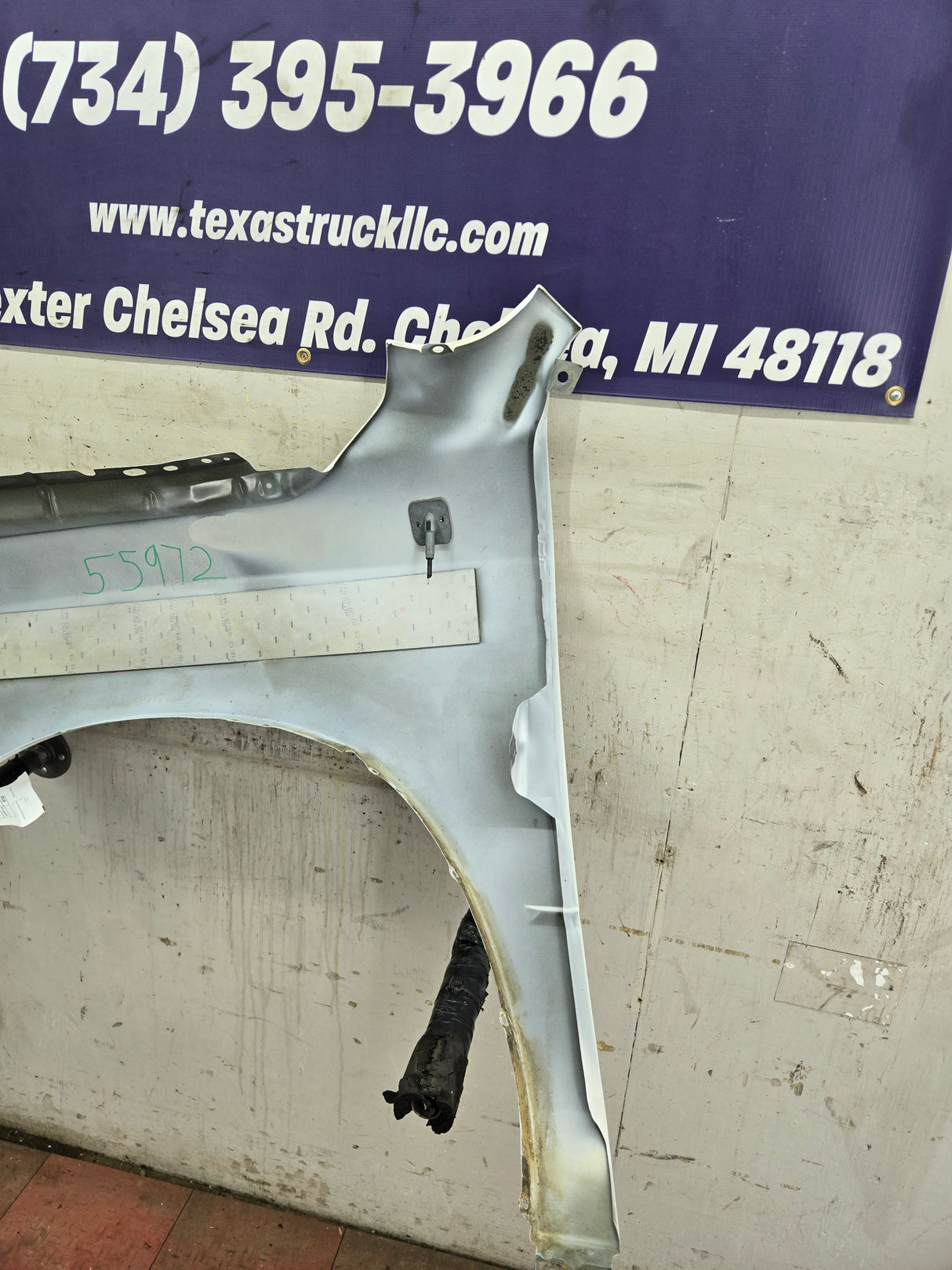 2009-2018 Dodge Ram 4th Gen RH Passenger Side Front Fender 1500 2500 3500 - White