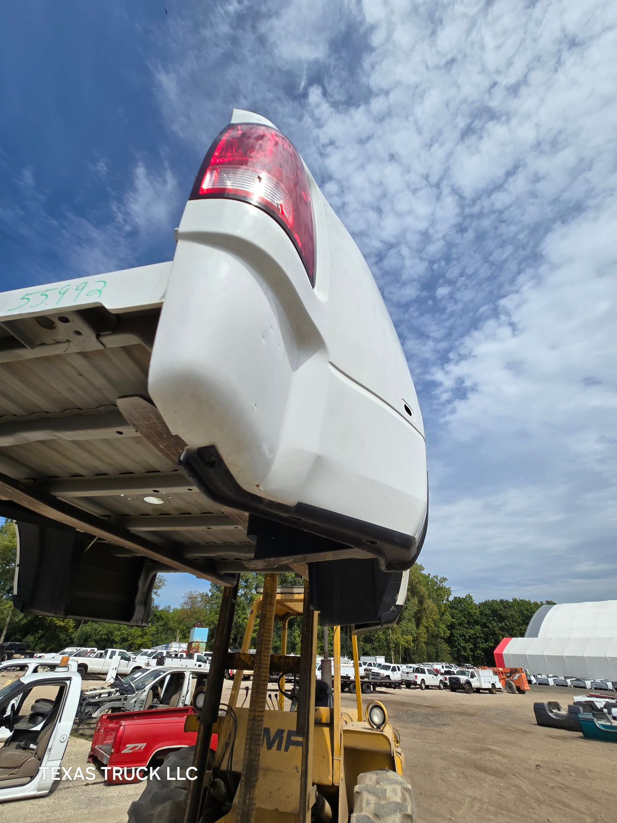 2009-2018 Dodge Ram 3500 4500 4th Gen 8' Dually Truck Passenger Side Bedside - White