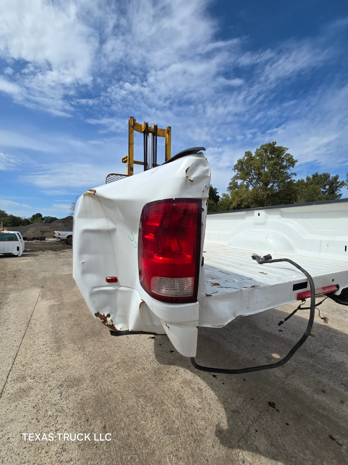 2009-2018 Dodge Ram 3500 4500 4th Gen 8' Dually Truck Passenger Side Bedside - White
