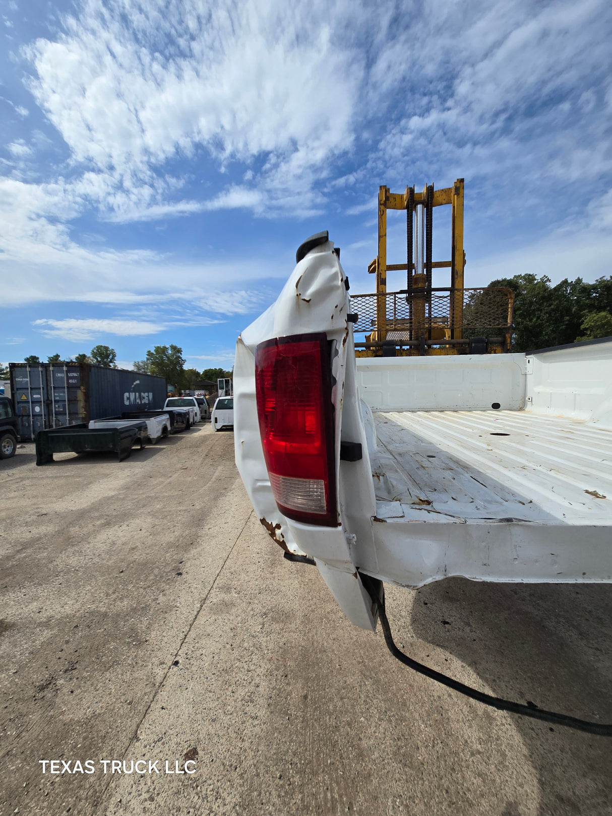 2009-2018 Dodge Ram 3500 4500 4th Gen 8' Dually Truck Passenger Side Bedside - White