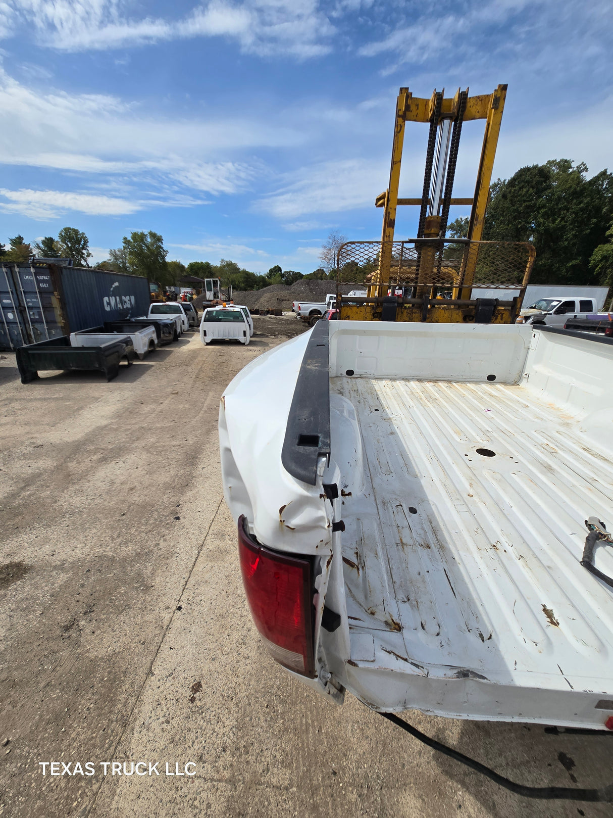 2009-2018 Dodge Ram 3500 4500 4th Gen 8' Dually Truck Passenger Side Bedside - White