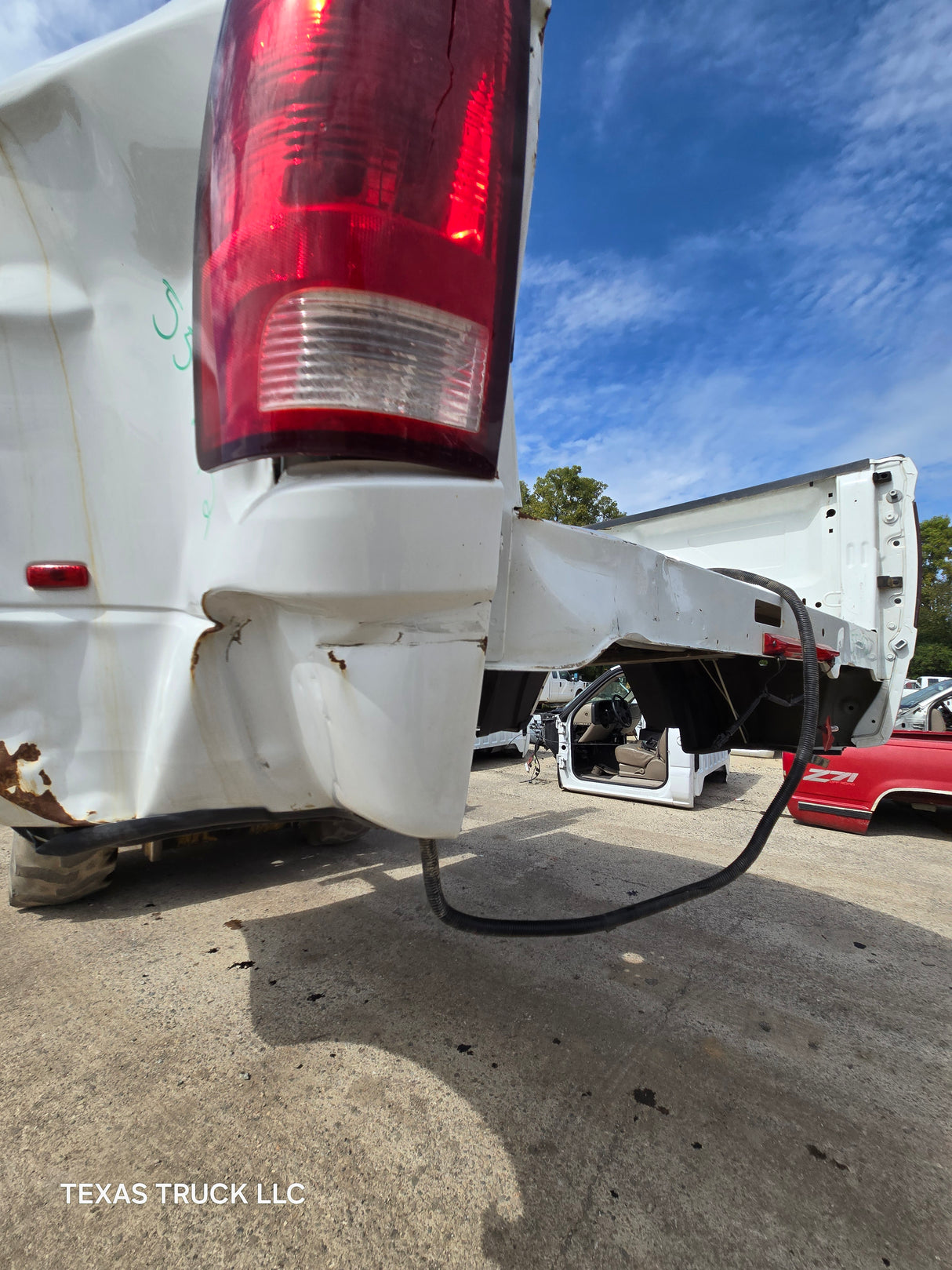 2009-2018 Dodge Ram 3500 4500 4th Gen 8' Dually Truck Passenger Side Bedside - White