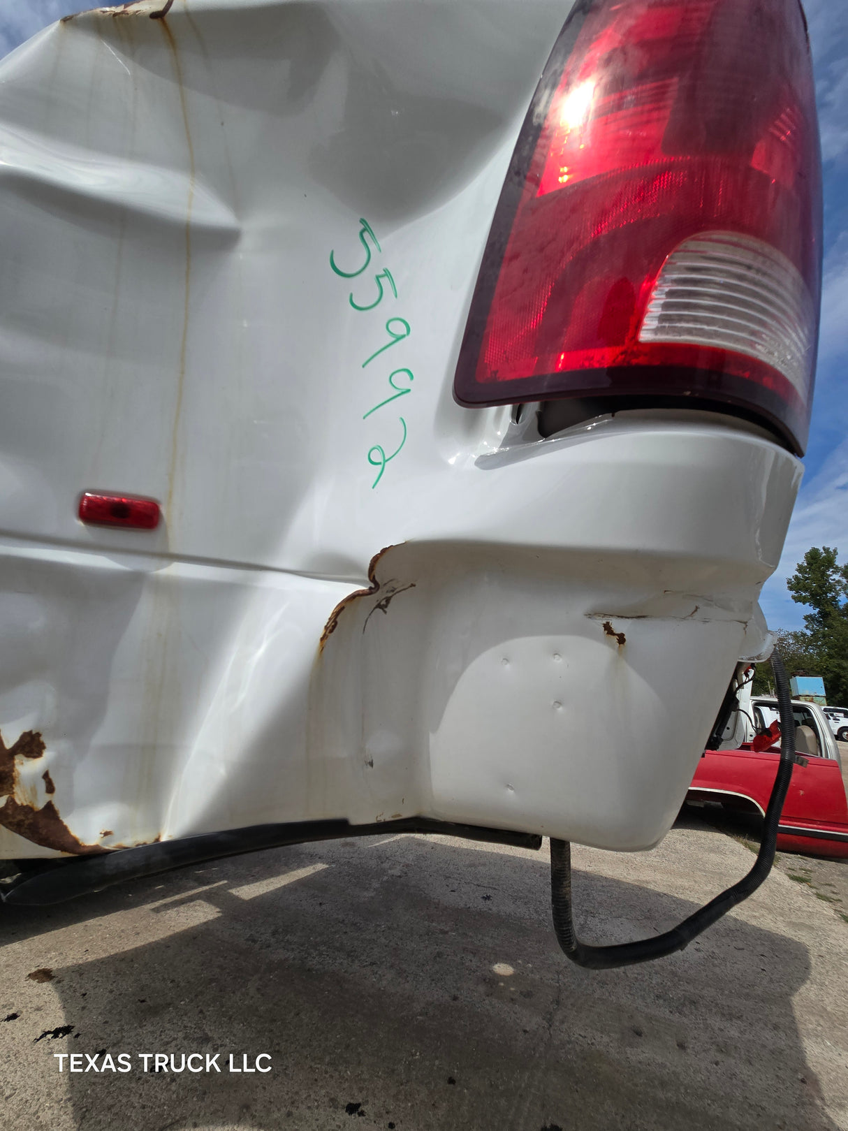 2009-2018 Dodge Ram 3500 4500 4th Gen 8' Dually Truck Passenger Side Bedside - White