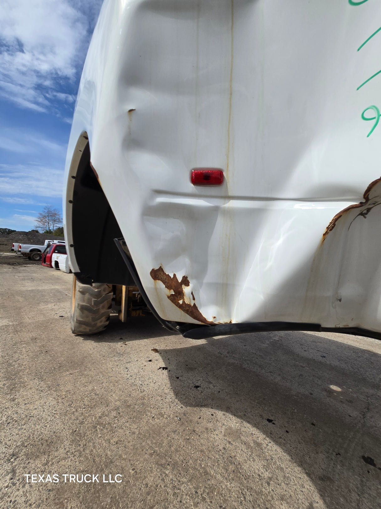 2009-2018 Dodge Ram 3500 4500 4th Gen 8' Dually Truck Passenger Side Bedside - White