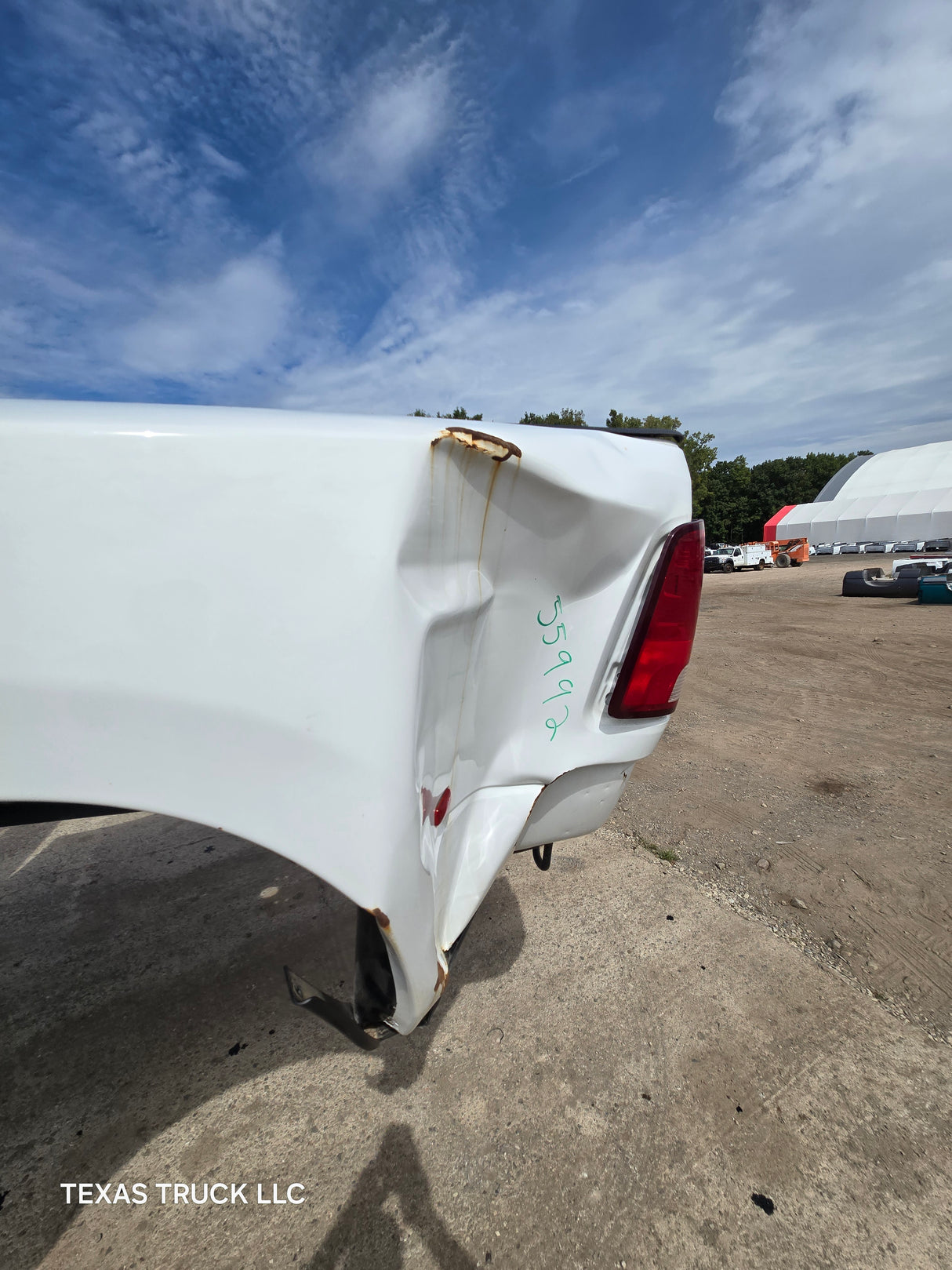 2009-2018 Dodge Ram 3500 4500 4th Gen 8' Dually Truck Passenger Side Bedside - White