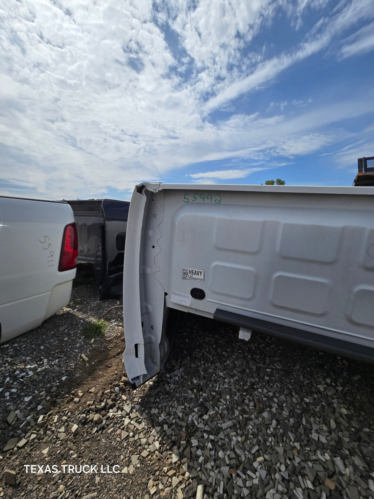 2009-2018 Dodge Ram 3500 4500 4th Gen 8' Dually Truck Passenger Side Bedside - White