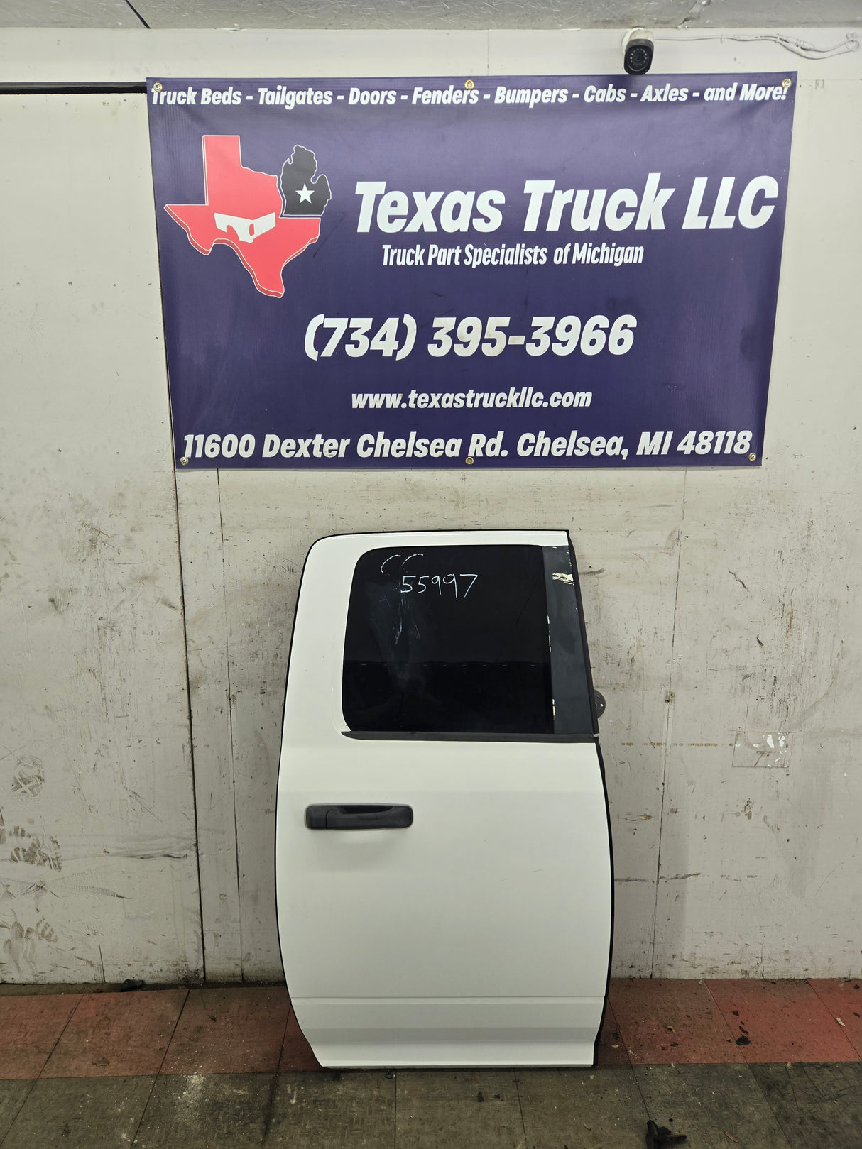 2009-2018 Dodge Ram 4th Gen Passenger Side Rear Quad Cab Door 1500 2500 3500 4500 5500 - White