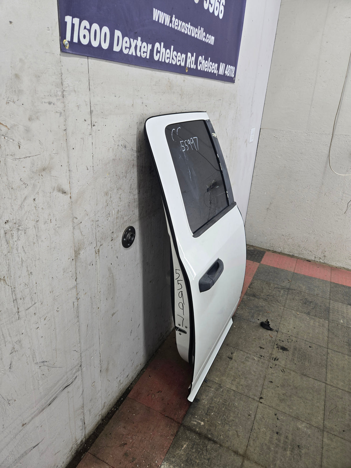 2009-2018 Dodge Ram 4th Gen Passenger Side Rear Quad Cab Door 1500 2500 3500 4500 5500 - White