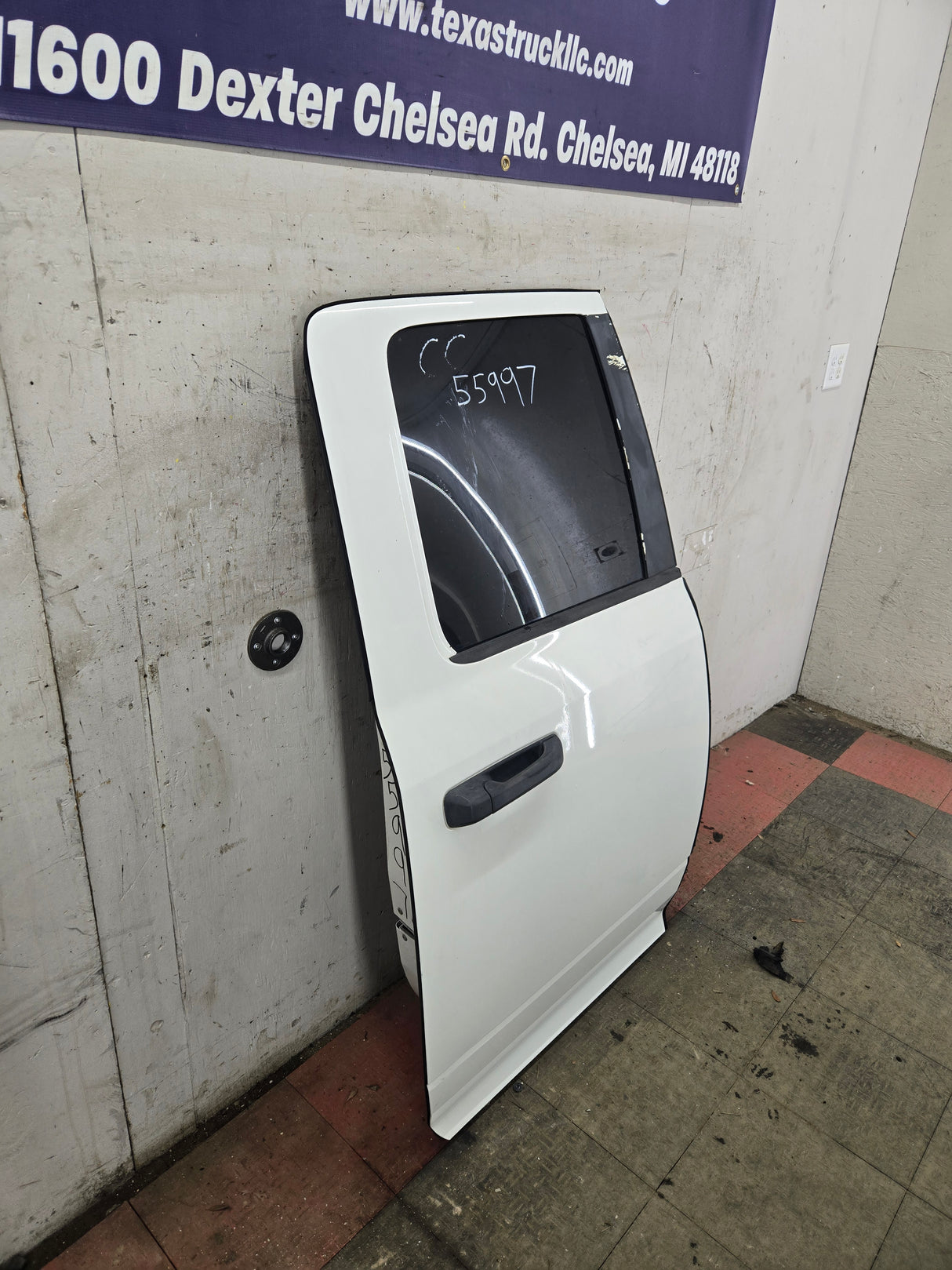 2009-2018 Dodge Ram 4th Gen Passenger Side Rear Quad Cab Door 1500 2500 3500 4500 5500 - White
