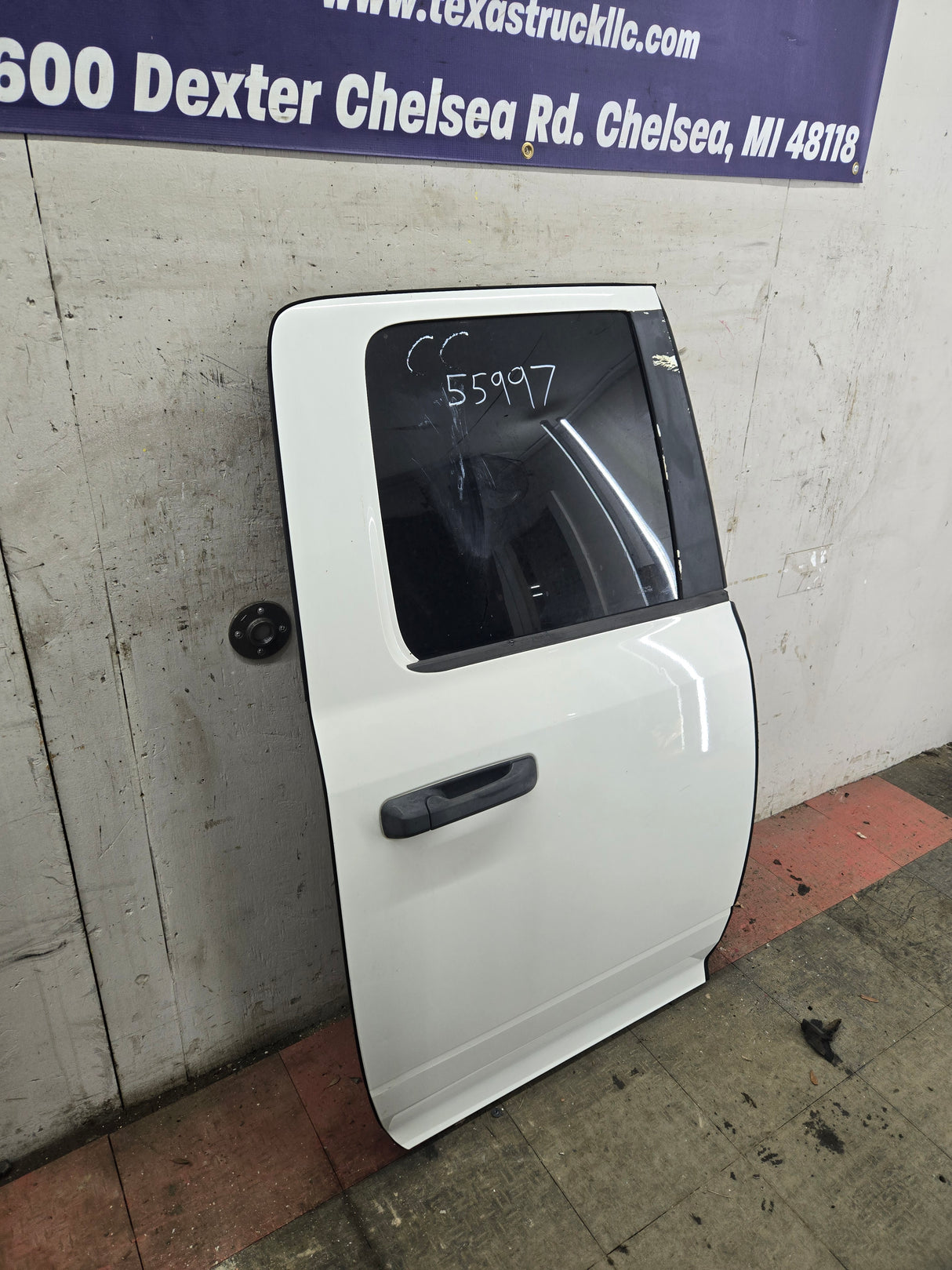 2009-2018 Dodge Ram 4th Gen Passenger Side Rear Quad Cab Door 1500 2500 3500 4500 5500 - White