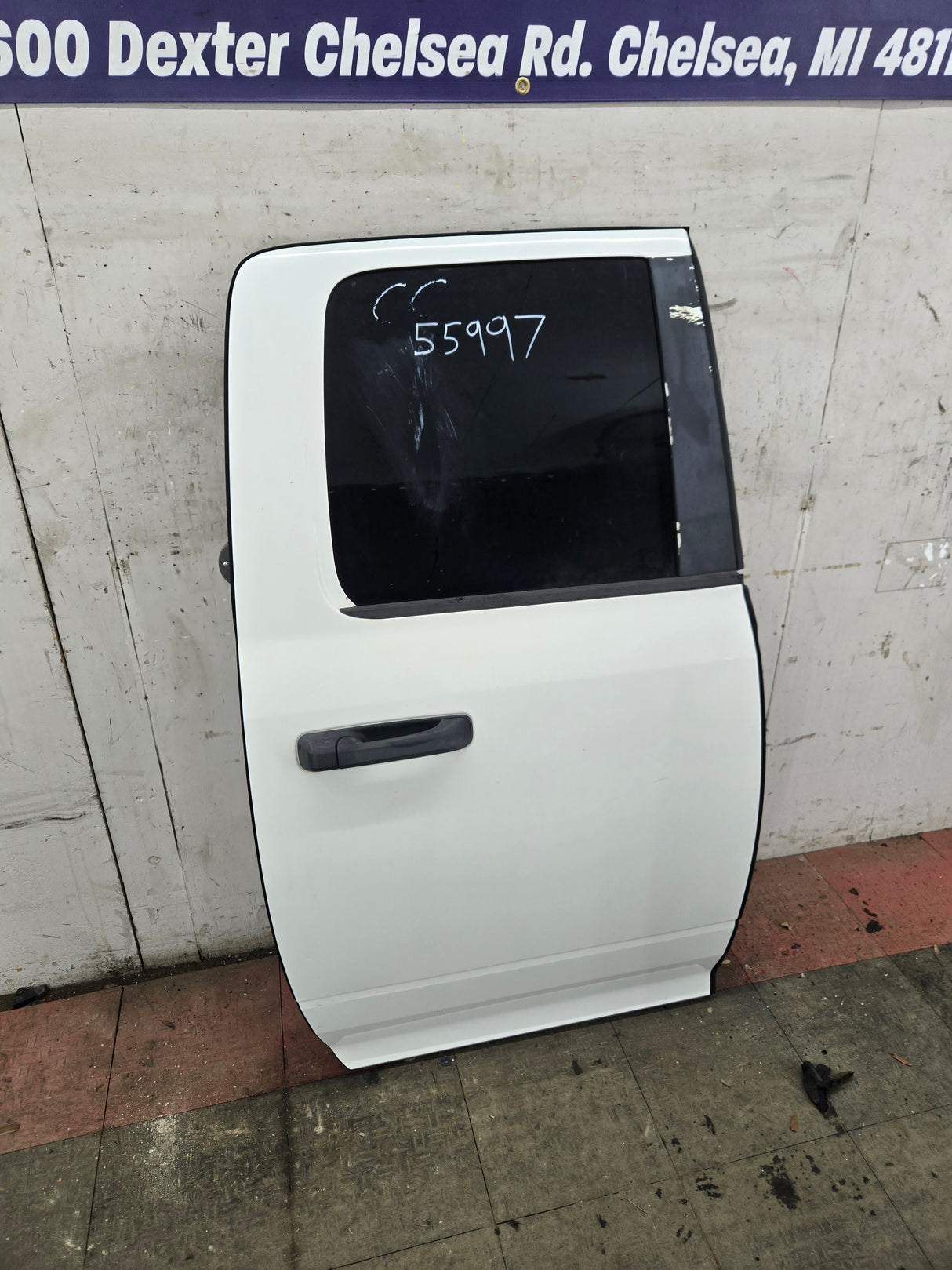 2009-2018 Dodge Ram 4th Gen Passenger Side Rear Quad Cab Door 1500 2500 3500 4500 5500 - White
