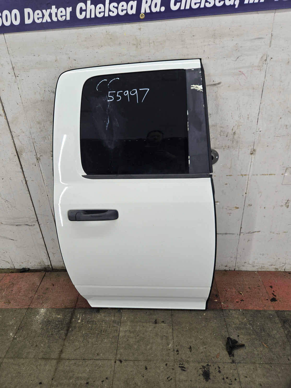 2009-2018 Dodge Ram 4th Gen Passenger Side Rear Quad Cab Door 1500 2500 3500 4500 5500 - White