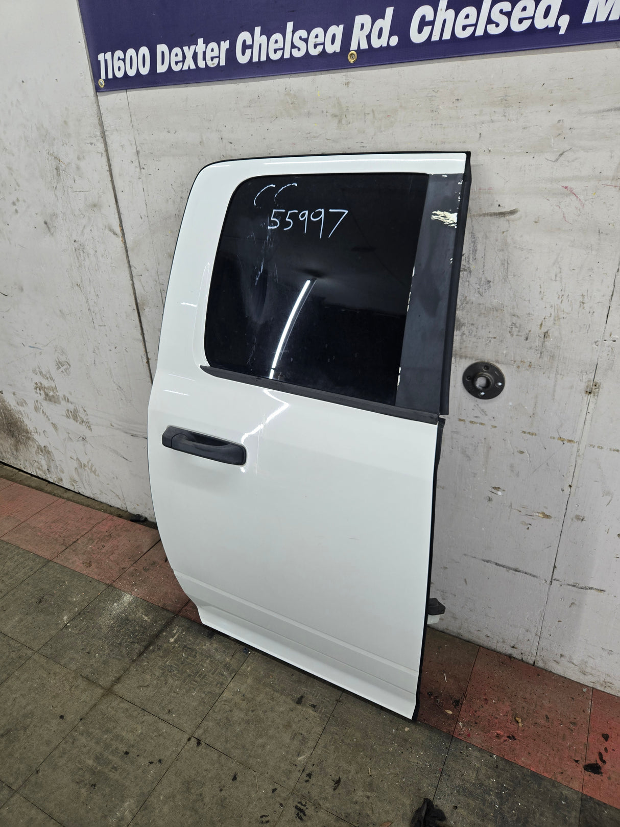 2009-2018 Dodge Ram 4th Gen Passenger Side Rear Quad Cab Door 1500 2500 3500 4500 5500 - White