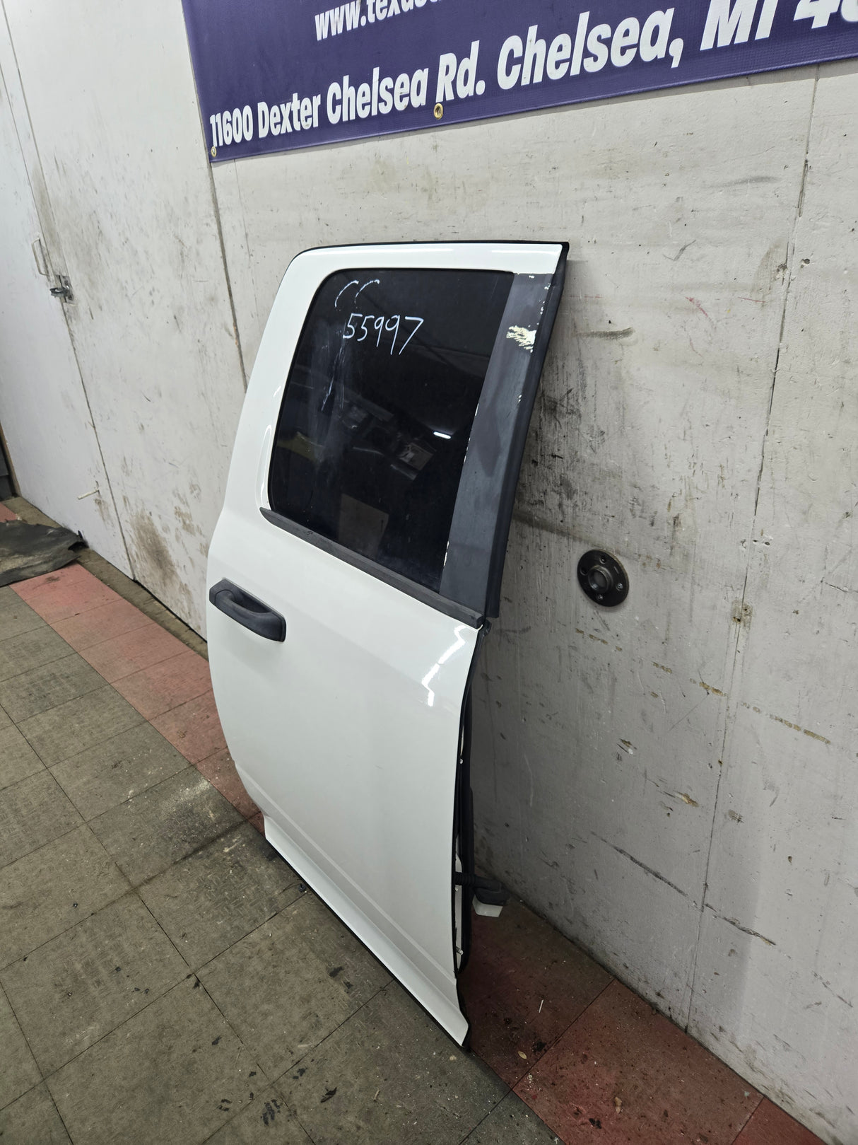 2009-2018 Dodge Ram 4th Gen Passenger Side Rear Quad Cab Door 1500 2500 3500 4500 5500 - White